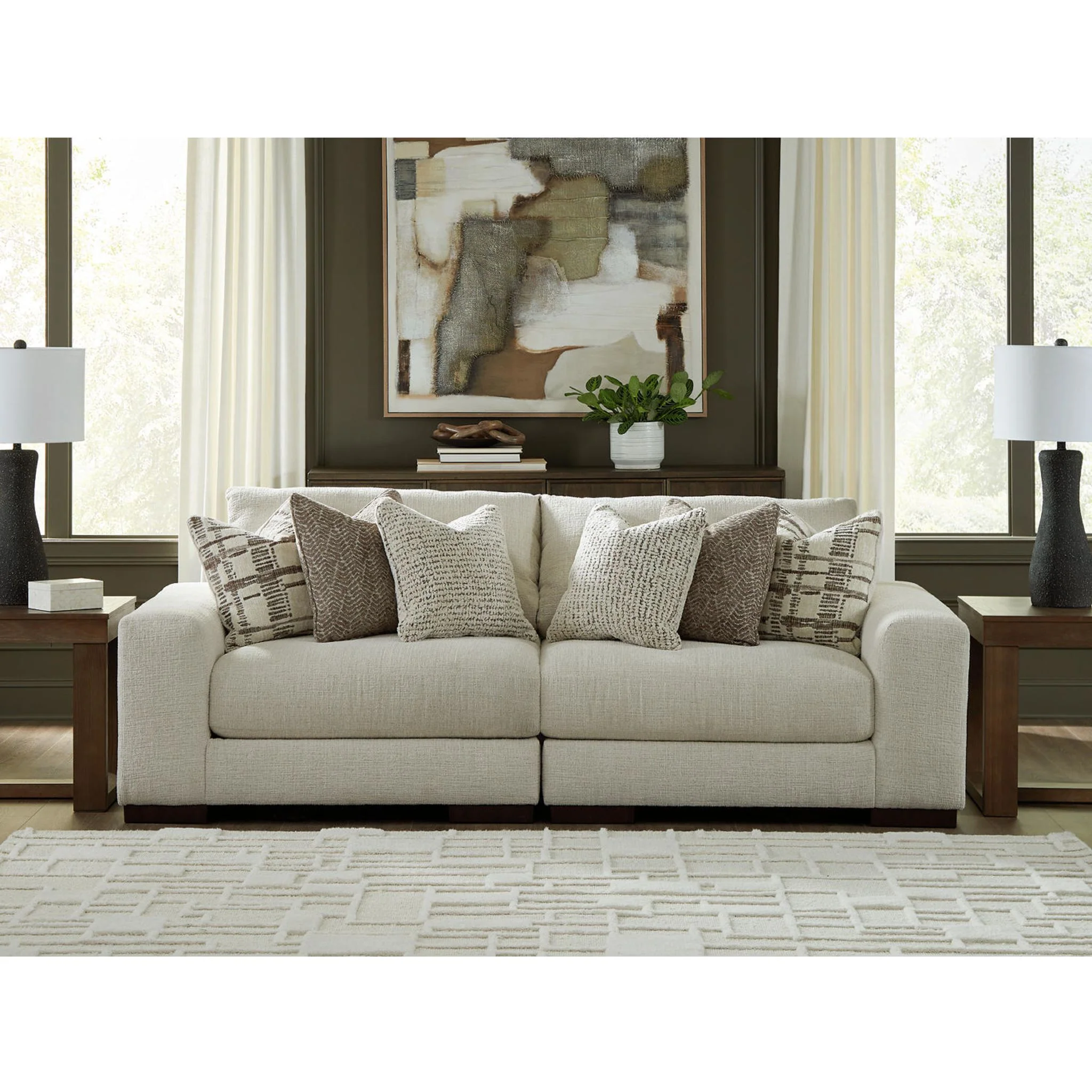Barrelton-Exclusive 2 Piece Modular Sectional - Image 2