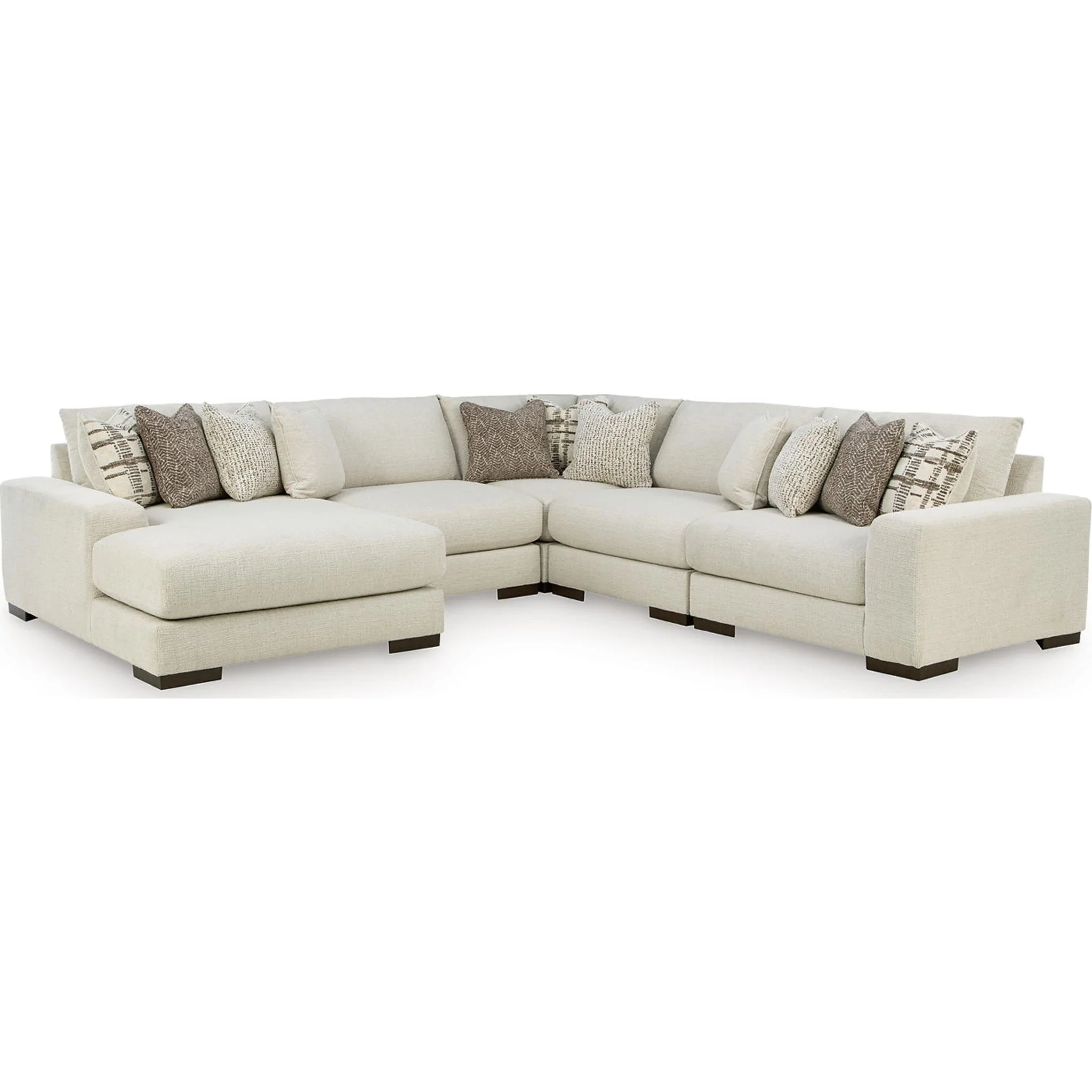 Barrelton-Exclusive 5 Piece Modular Sectional with Chaise - Image 9