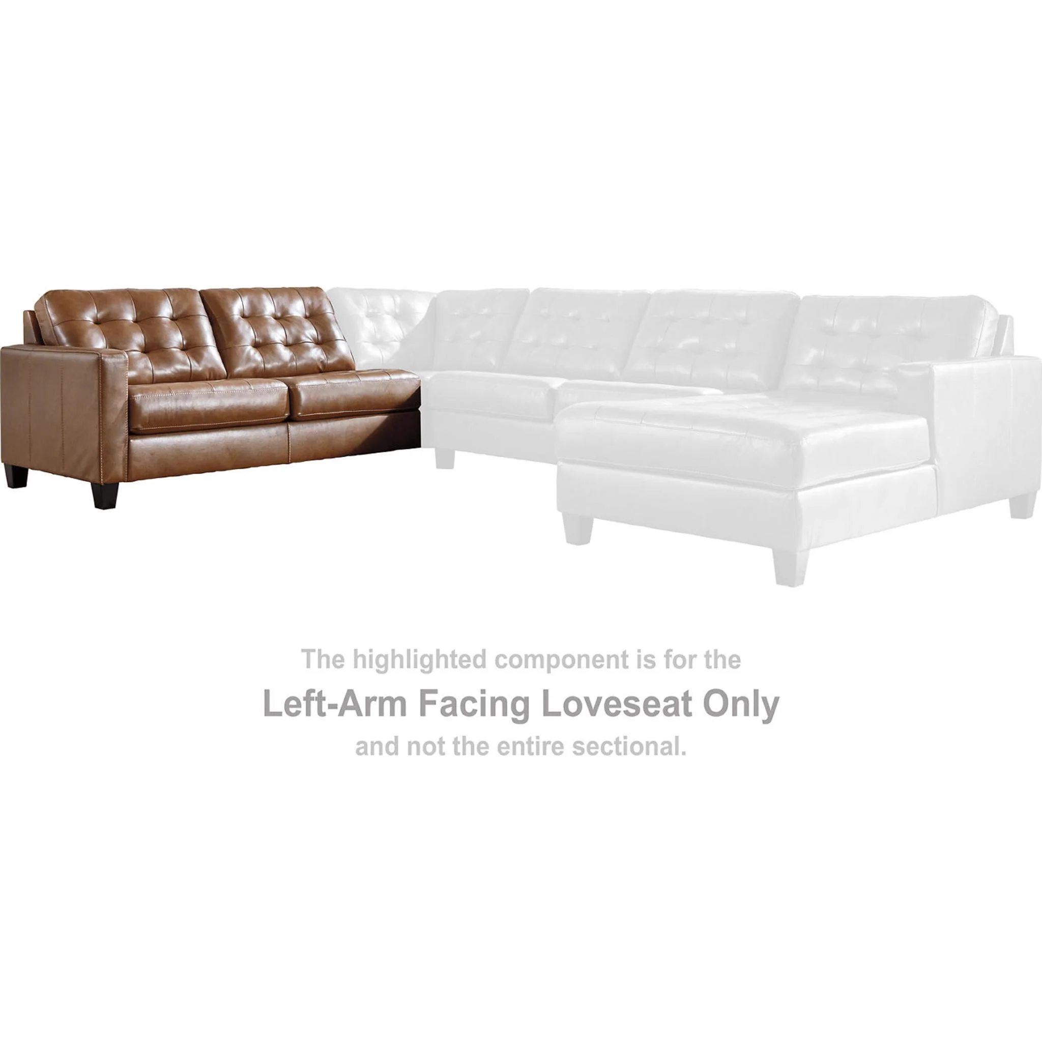 Baskove 3 Piece Sectional - Image 2
