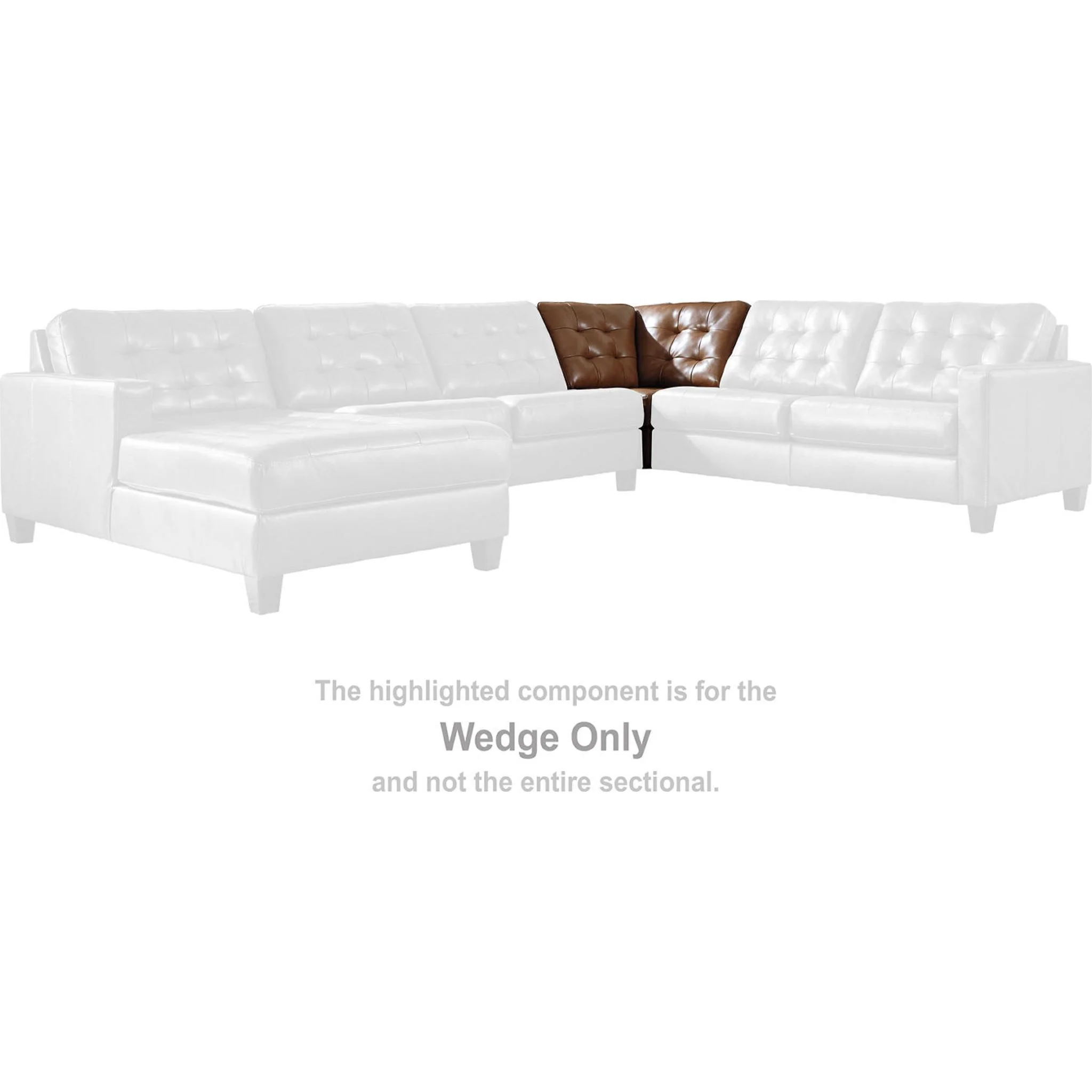 Baskove 3 Piece Sectional - Image 4