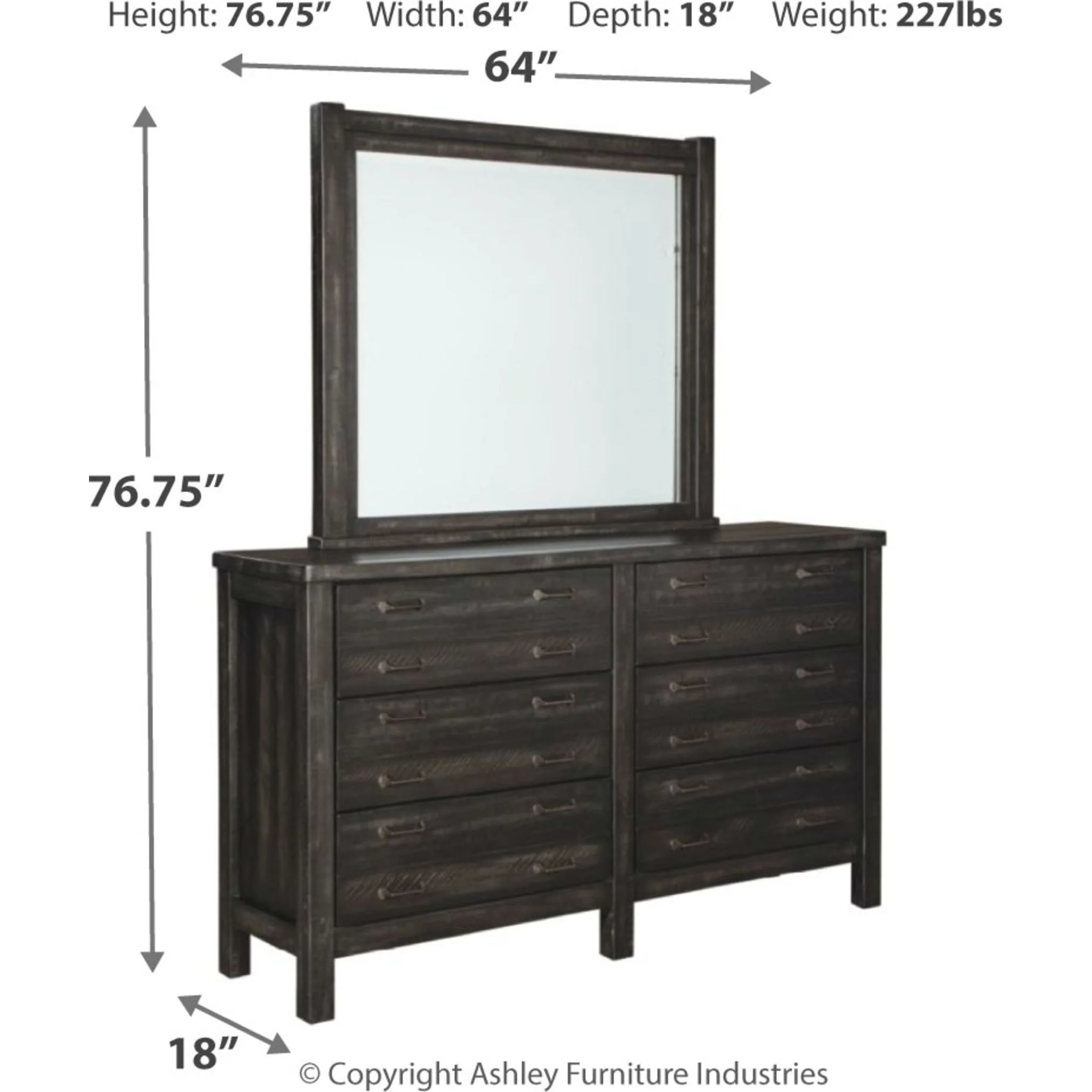 Baylow-EXCLUSIVE 8 Piece King Panel Bedroom Package - Image 7