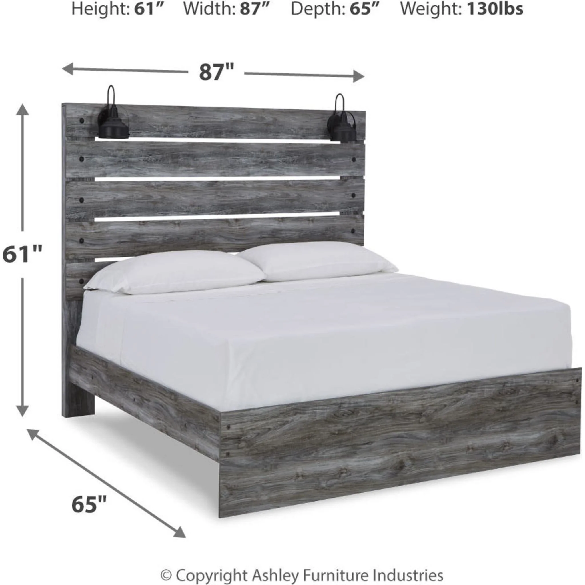 Baystorm 5 Piece Panel Bedroom - Image 4