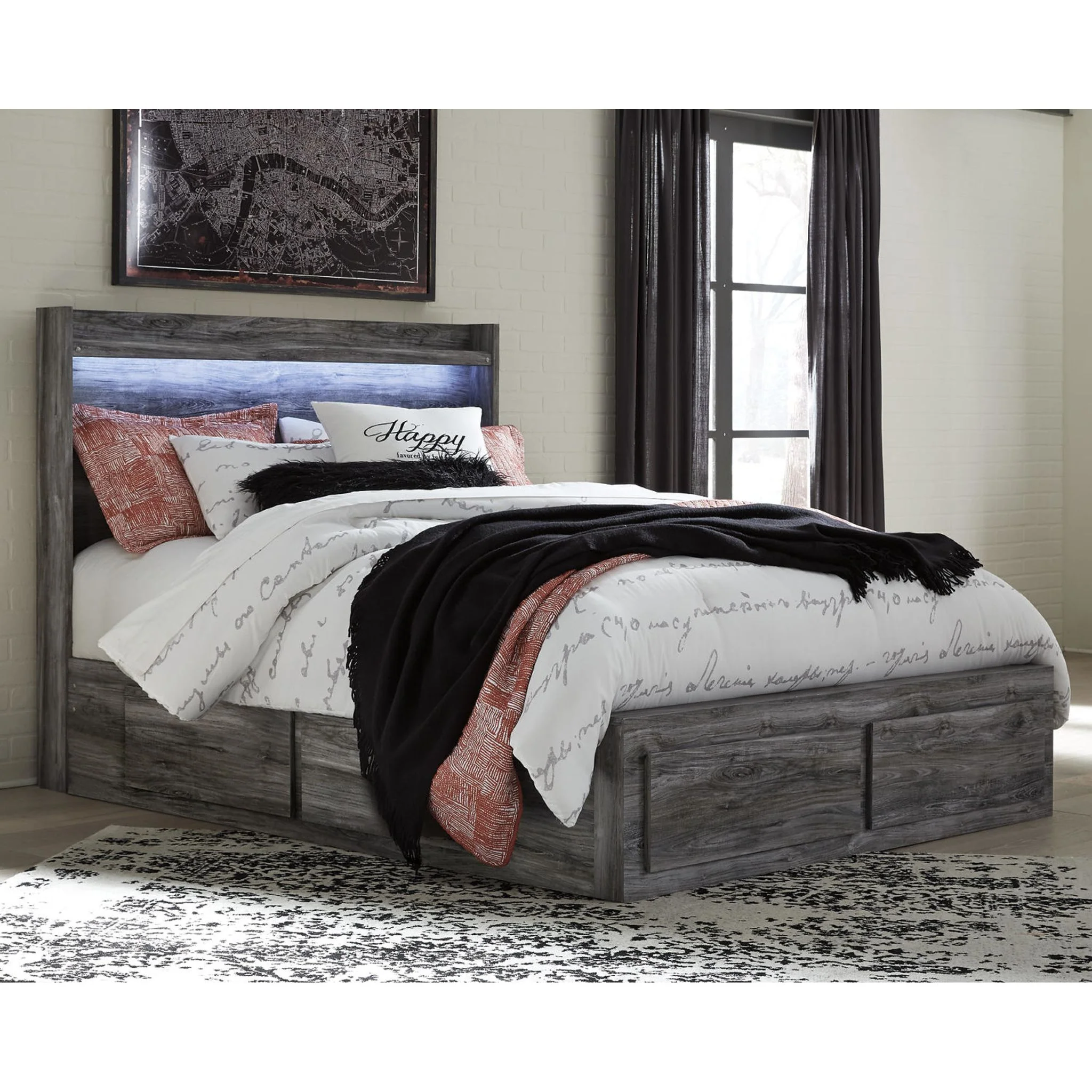 Baystorm Bed with 4 Drawer Storage - Image 6