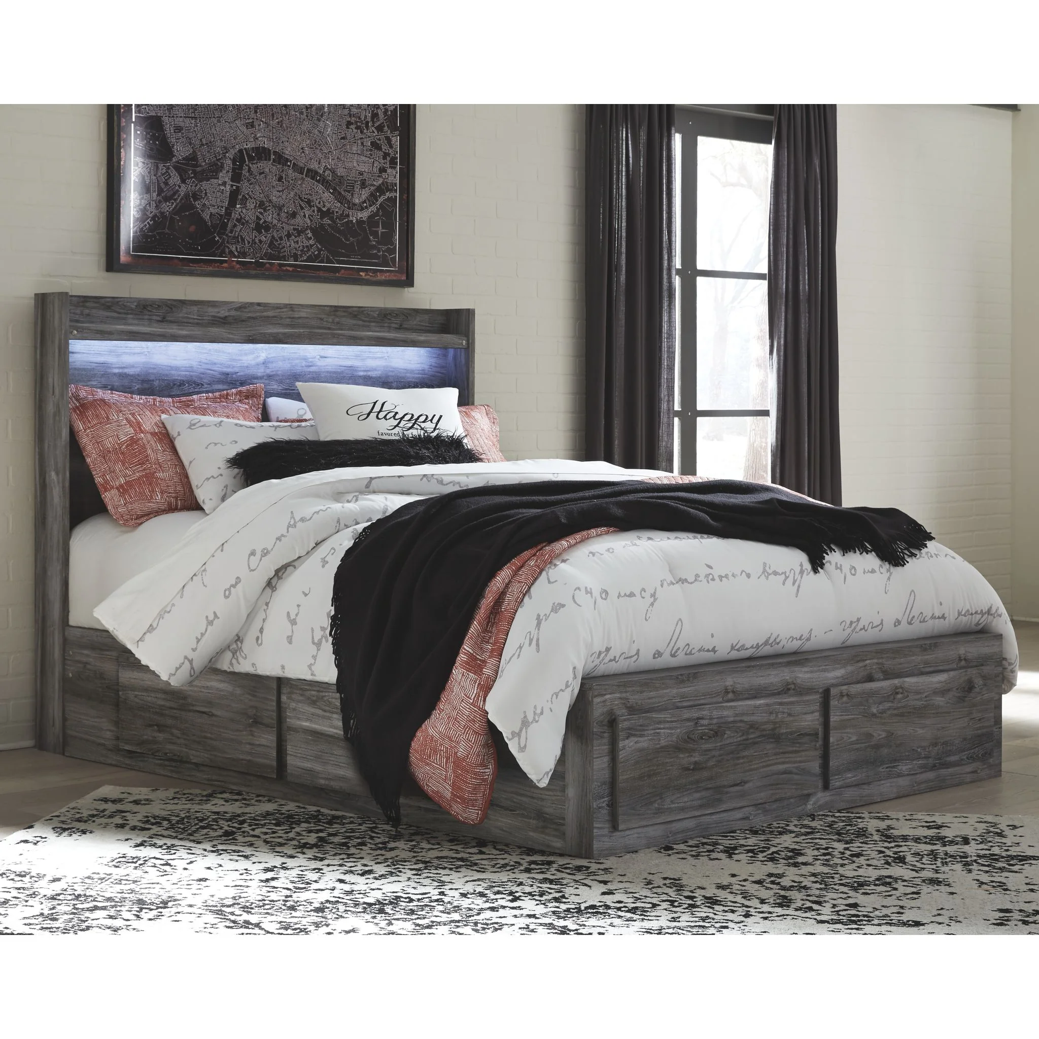 Baystorm Bed with 6 Drawer Storage - Image 2