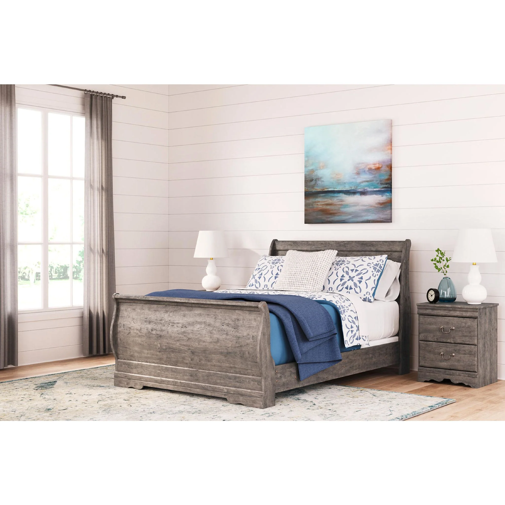 Bayzor 5 Piece Full Sleigh Bedroom - Image 21