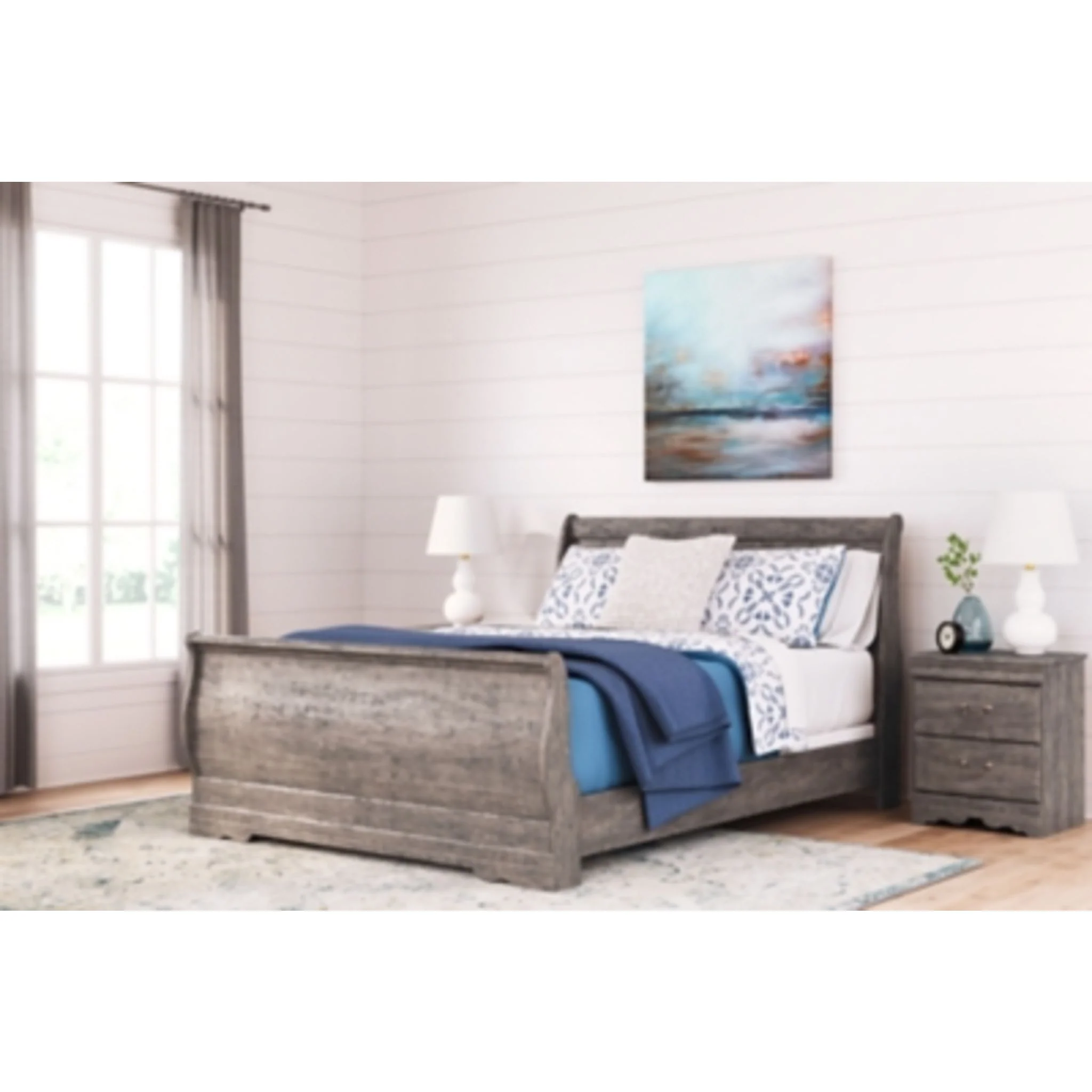 Bayzor Queen Sleigh Bed - Image 2