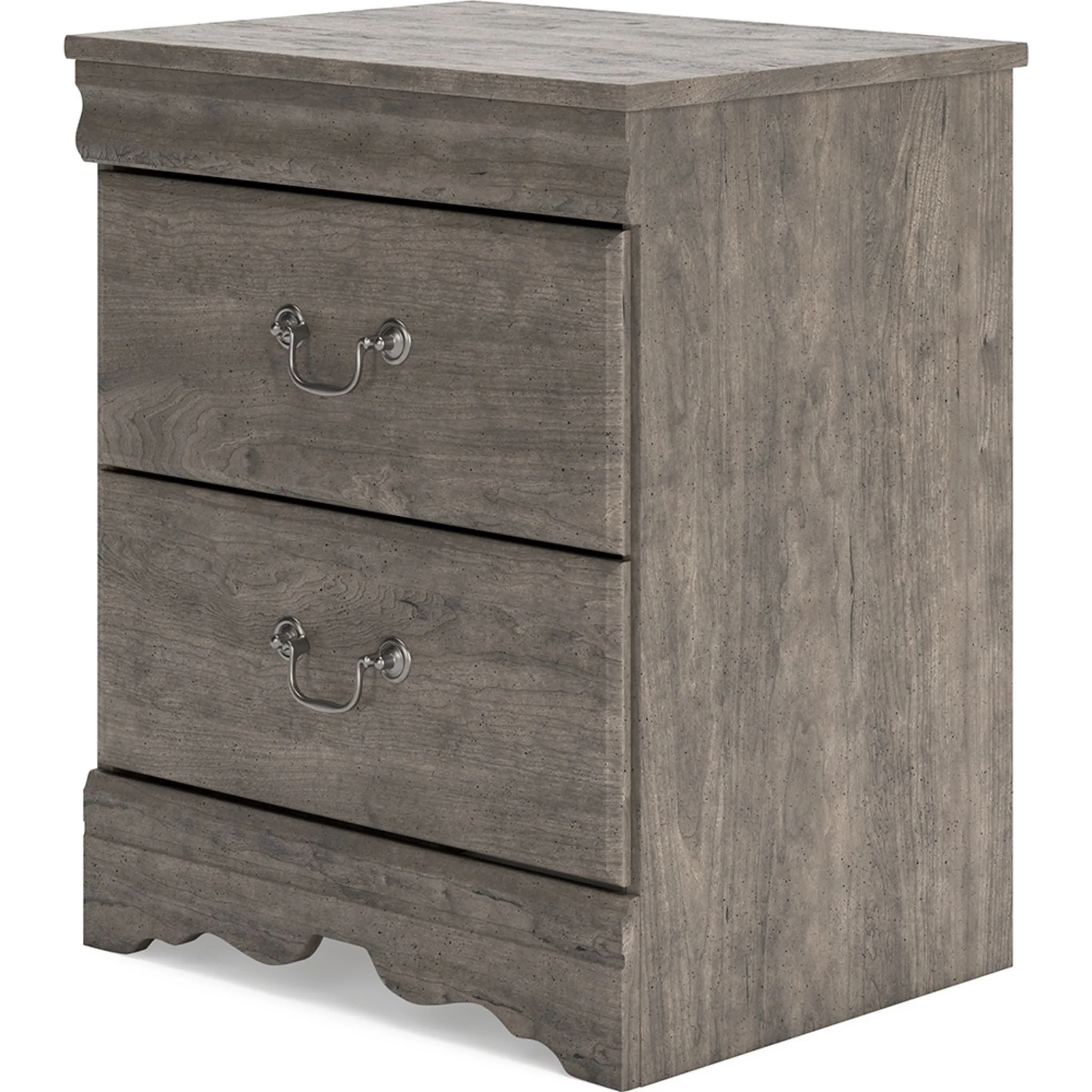 Bayzor Two Drawer Nightstand - Image 12
