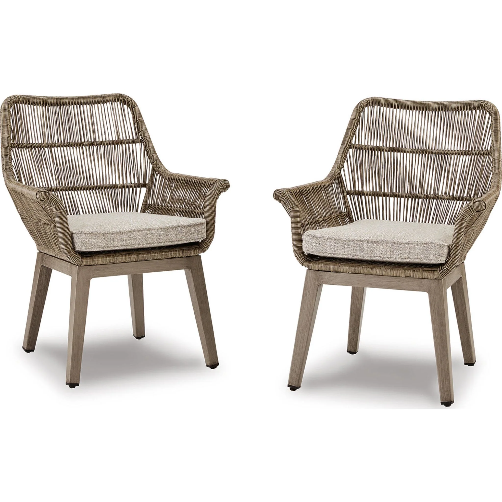 Beach Front Outdoor Arm Chair with Cushion (set of 2) - Image 10