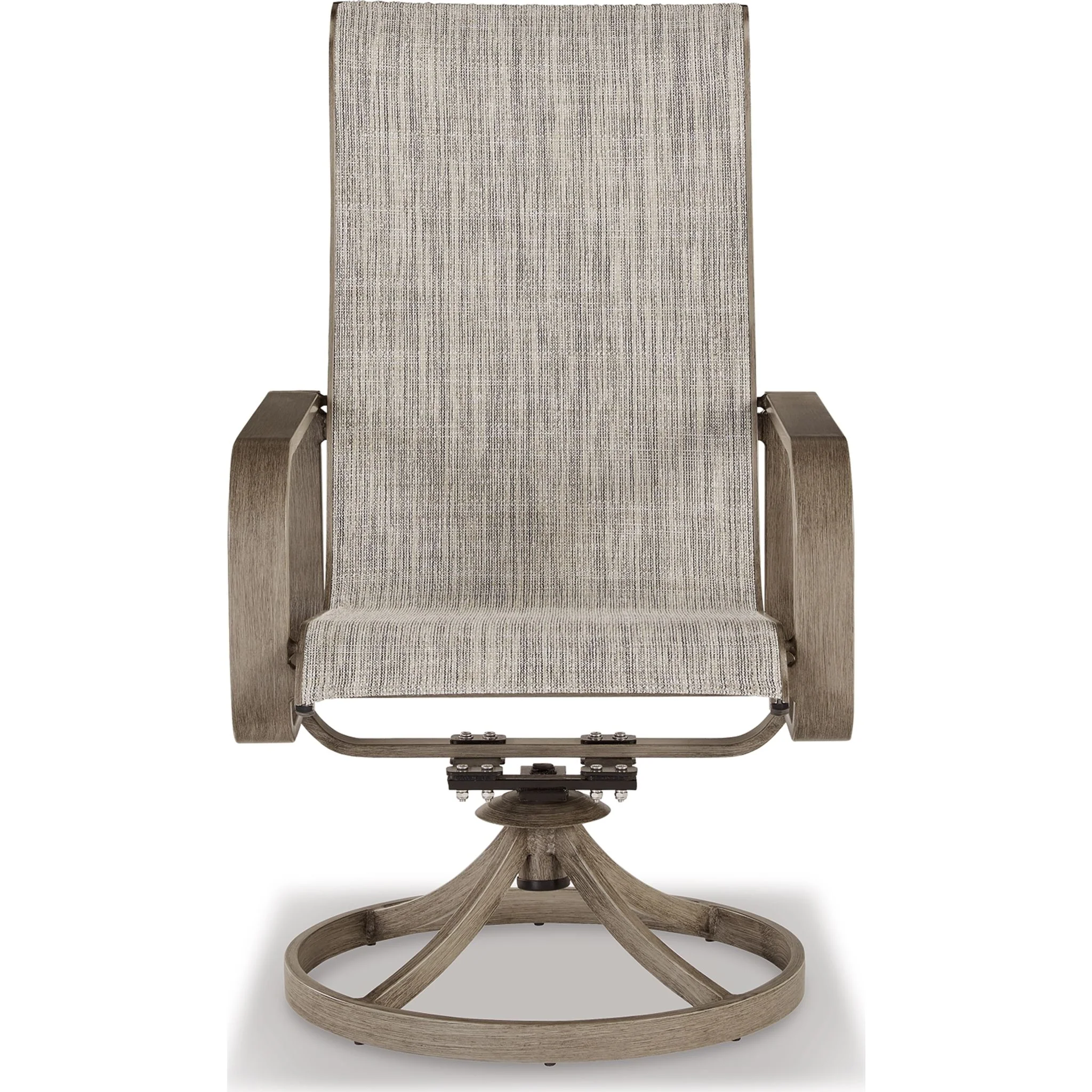 Beach Front Outdoor Sling Swivel Chair (set of 2) - Image 3