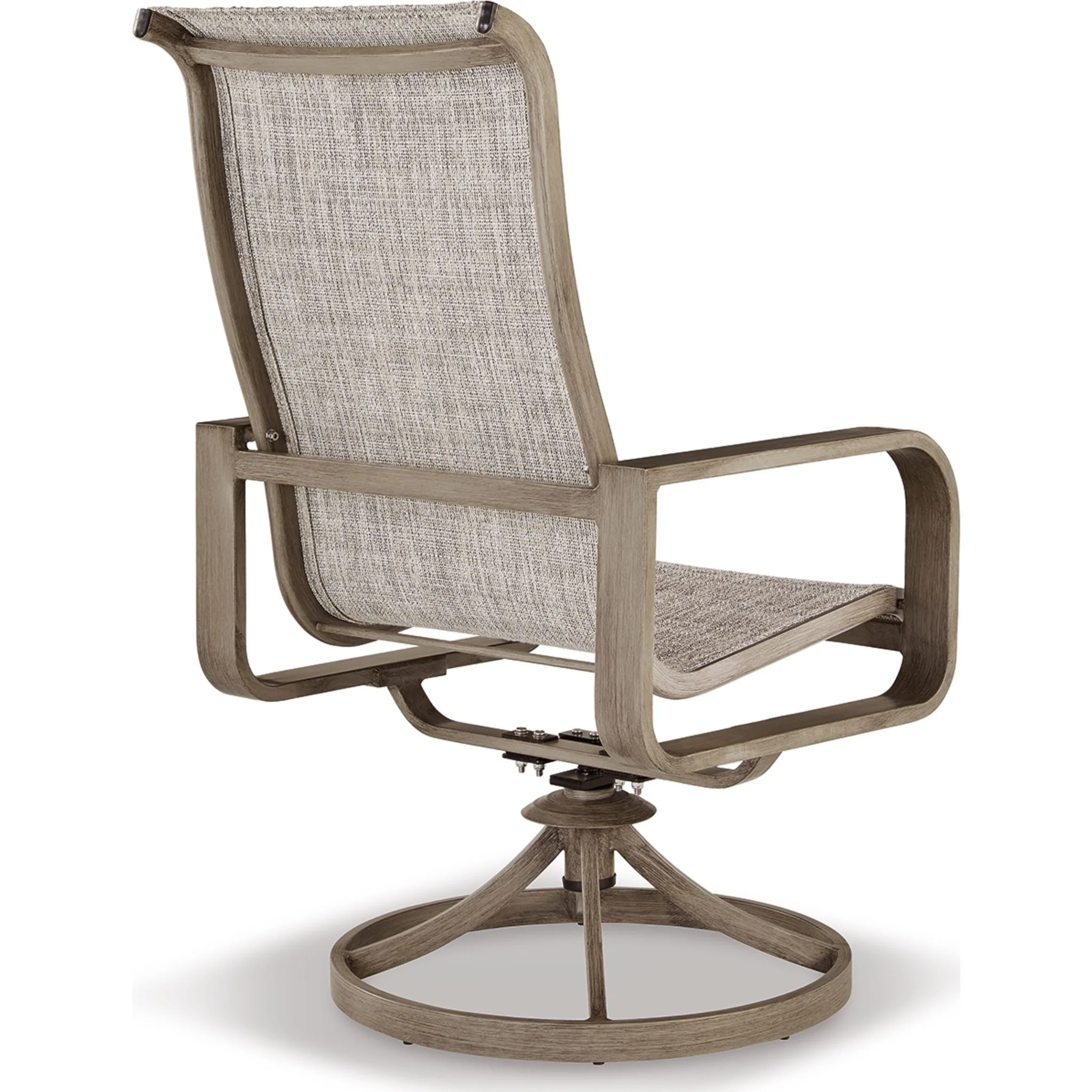 Beach Front Outdoor Sling Swivel Chair (set of 2) - Image 5