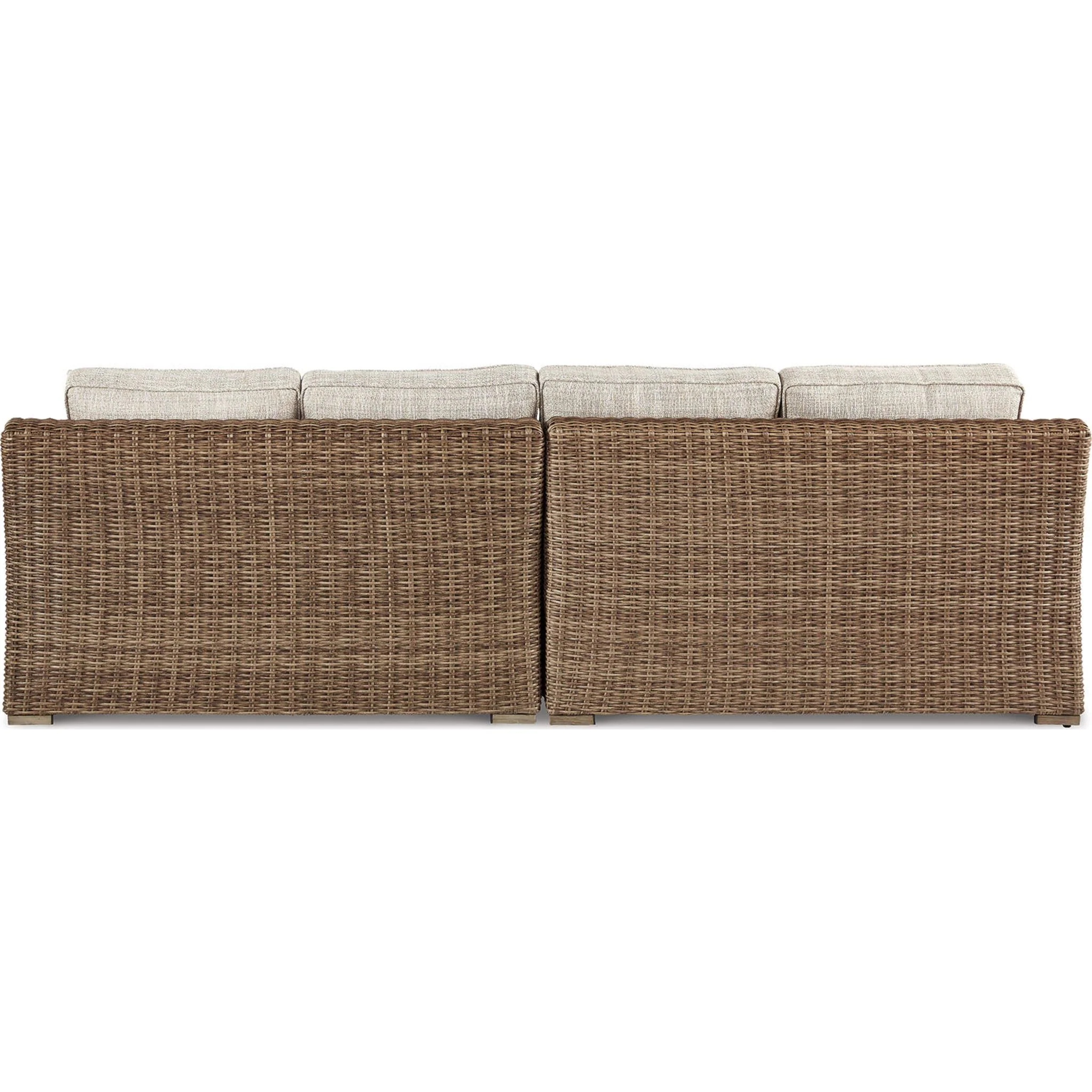 Beachcroft Outdoor Modular Left and Right Arm Loveseat with Cushion - Image 12