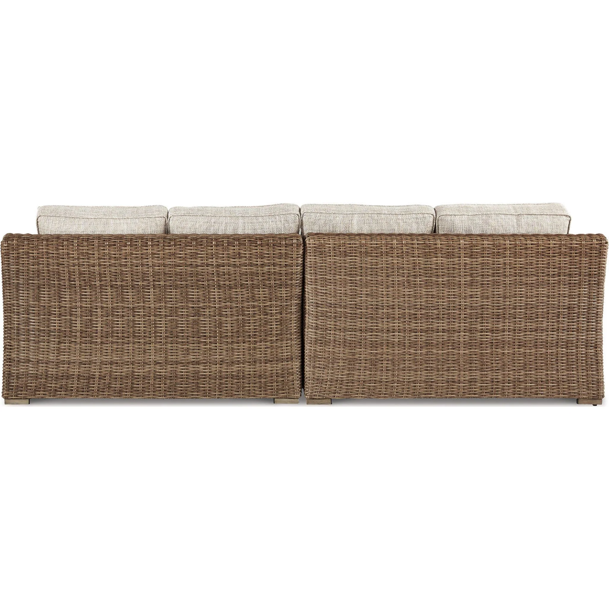 Beachcroft Outdoor Modular Left and Right Arm Loveseat with Cushion - Image 13