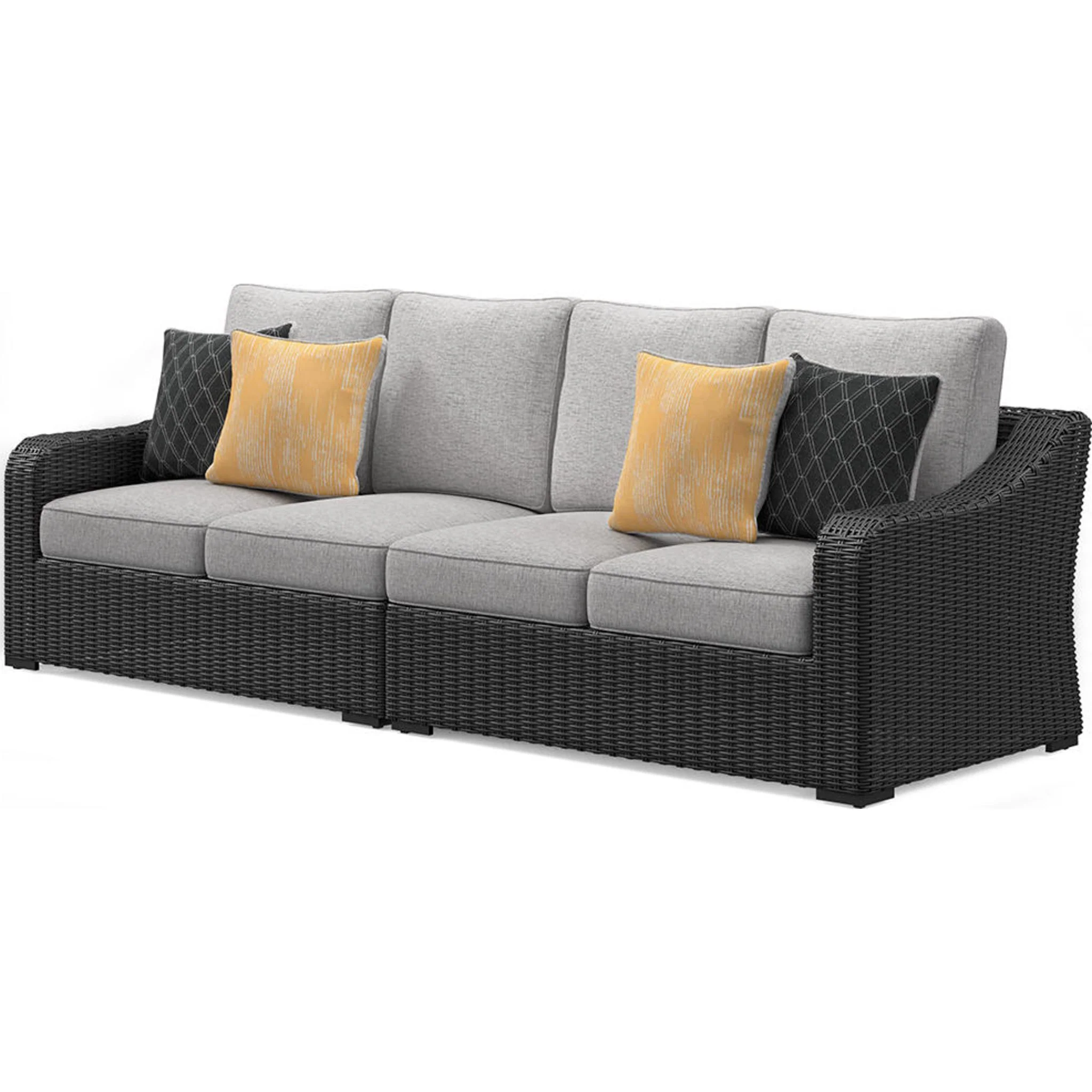 Beachcroft Outdoor Modular Left and Right Arm Loveseat with Cushion - Image 12