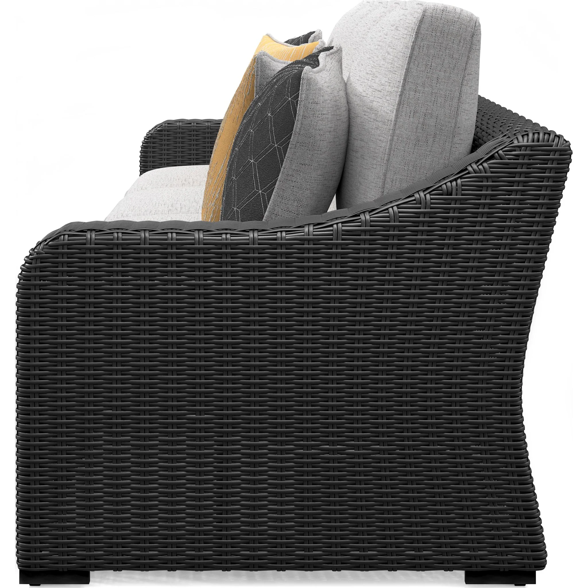Beachcroft Outdoor Modular Left and Right Arm Loveseat with Cushion - Image 5