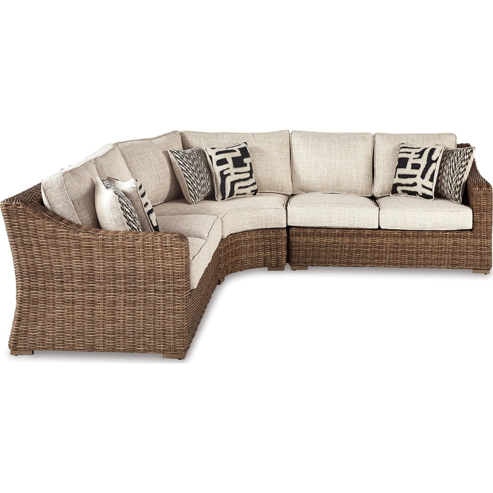 Beachcroft 3 Piece Outdoor Modular Sectional - Image 22