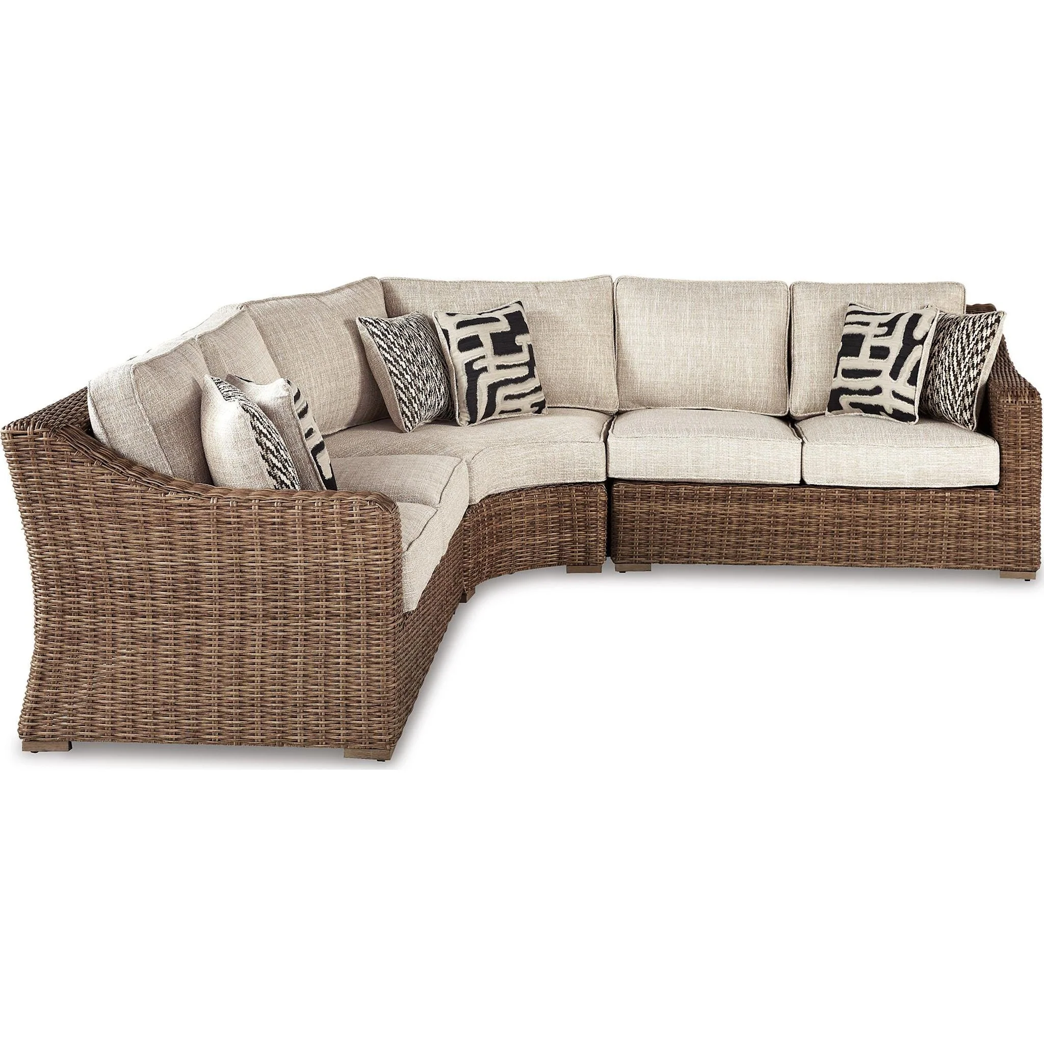 Beachcroft 3 Piece Outdoor Modular Sectional - Image 34