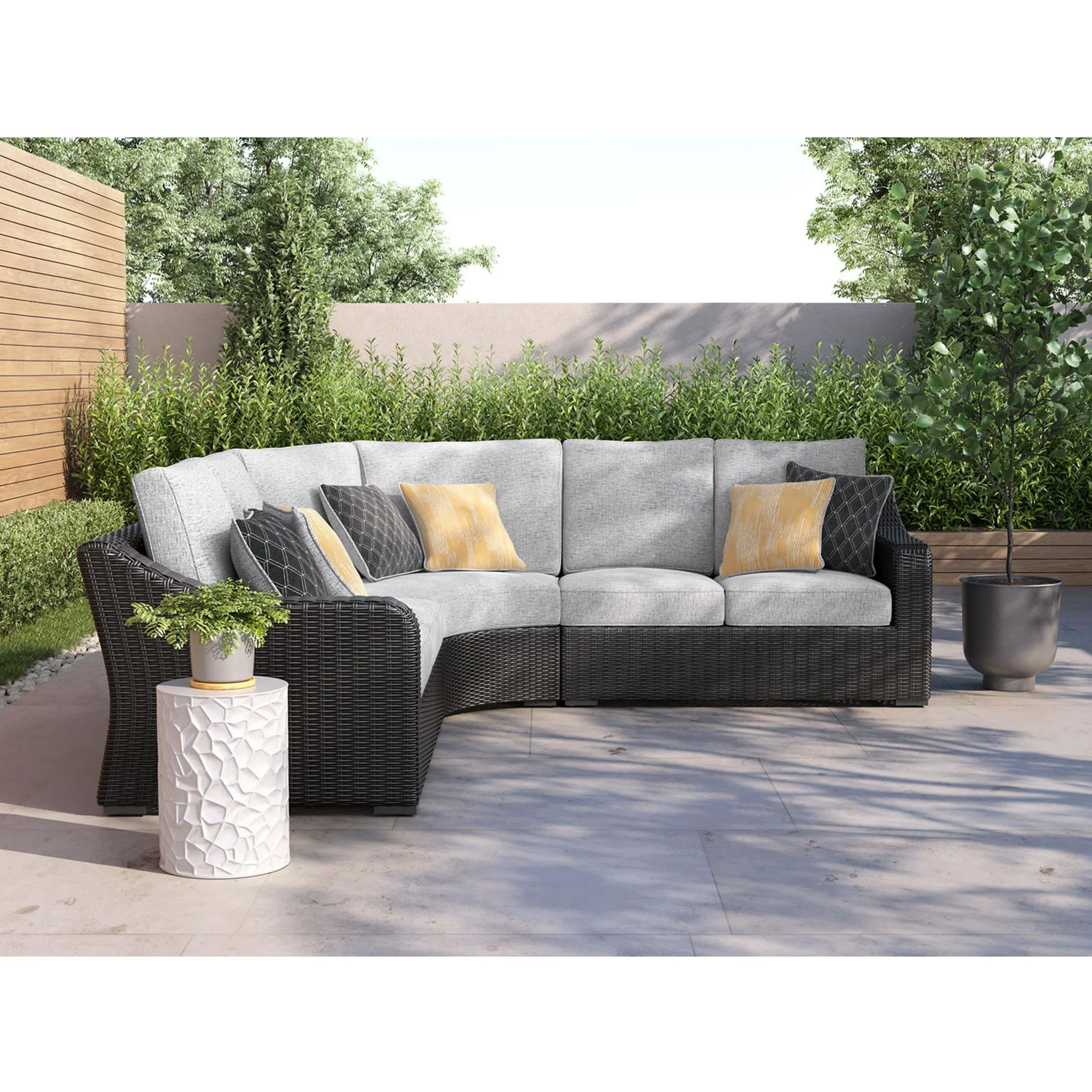 Beachcroft 3 Piece Outdoor Modular Sectional - Image 13