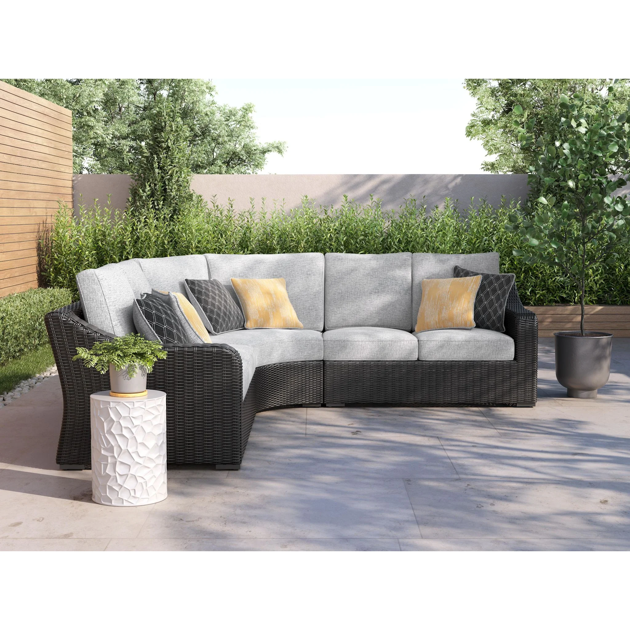 Beachcroft 3 Piece Outdoor Modular Sectional - Image 23