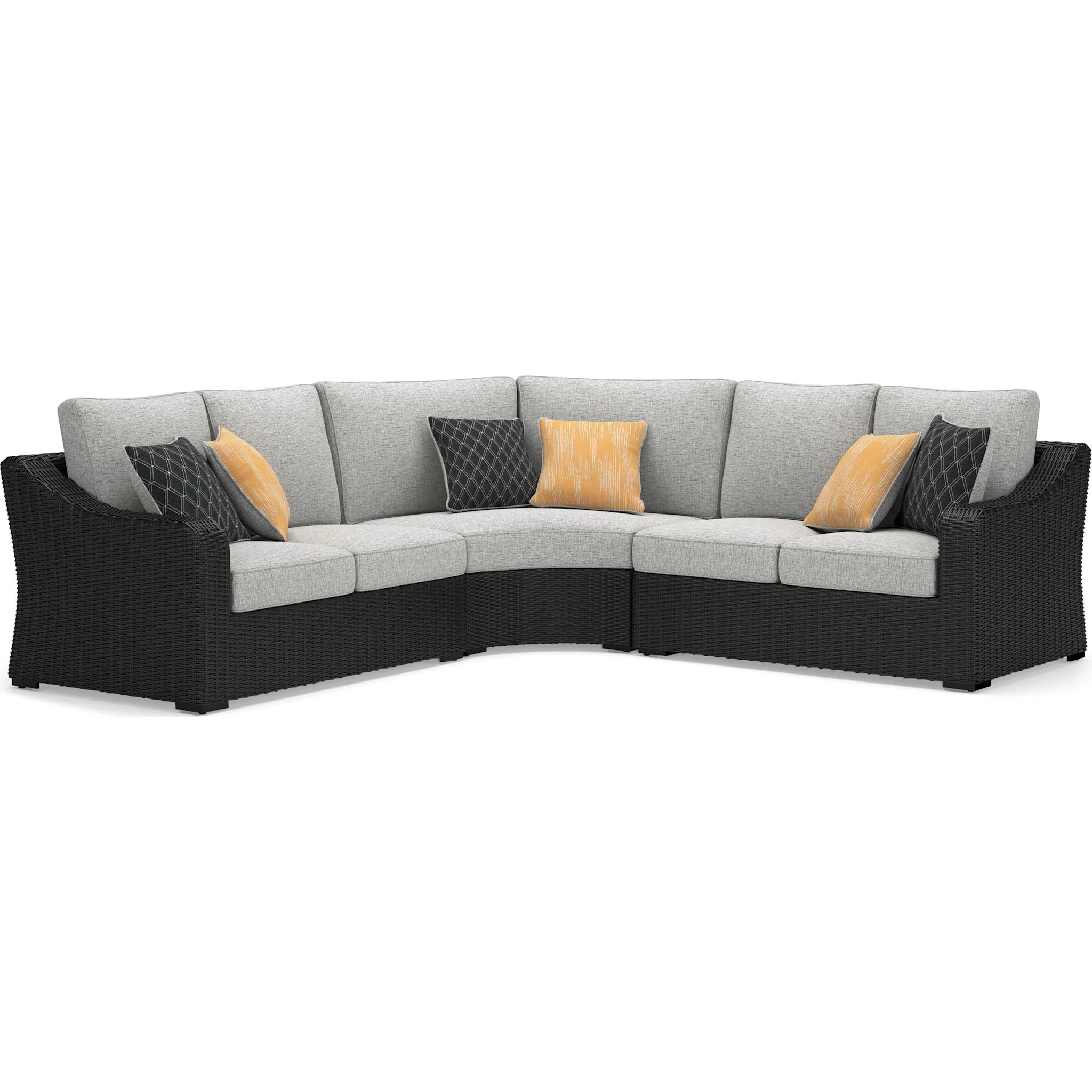 Beachcroft 3 Piece Outdoor Modular Sectional - Image 24