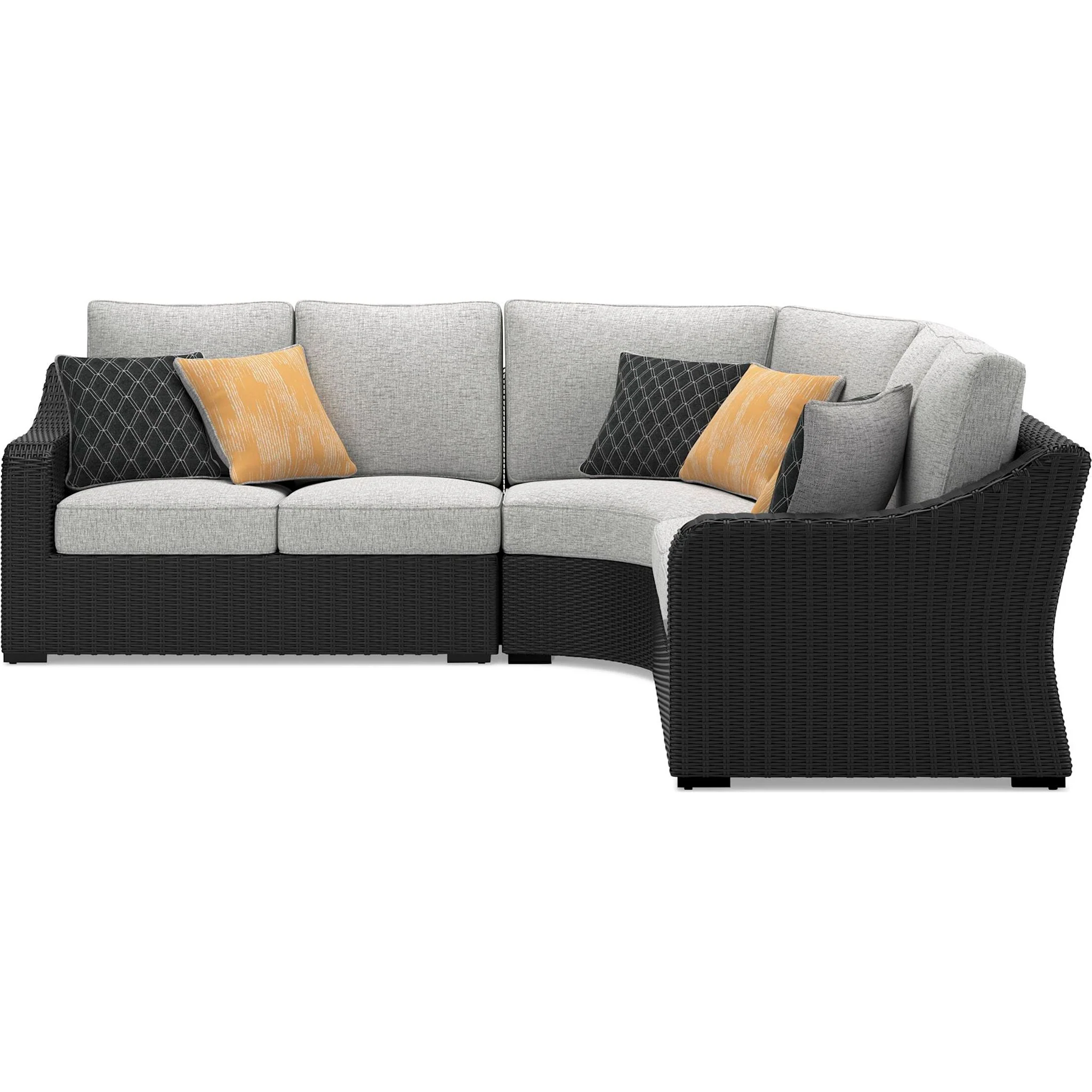Beachcroft 3 Piece Outdoor Modular Sectional - Image 25