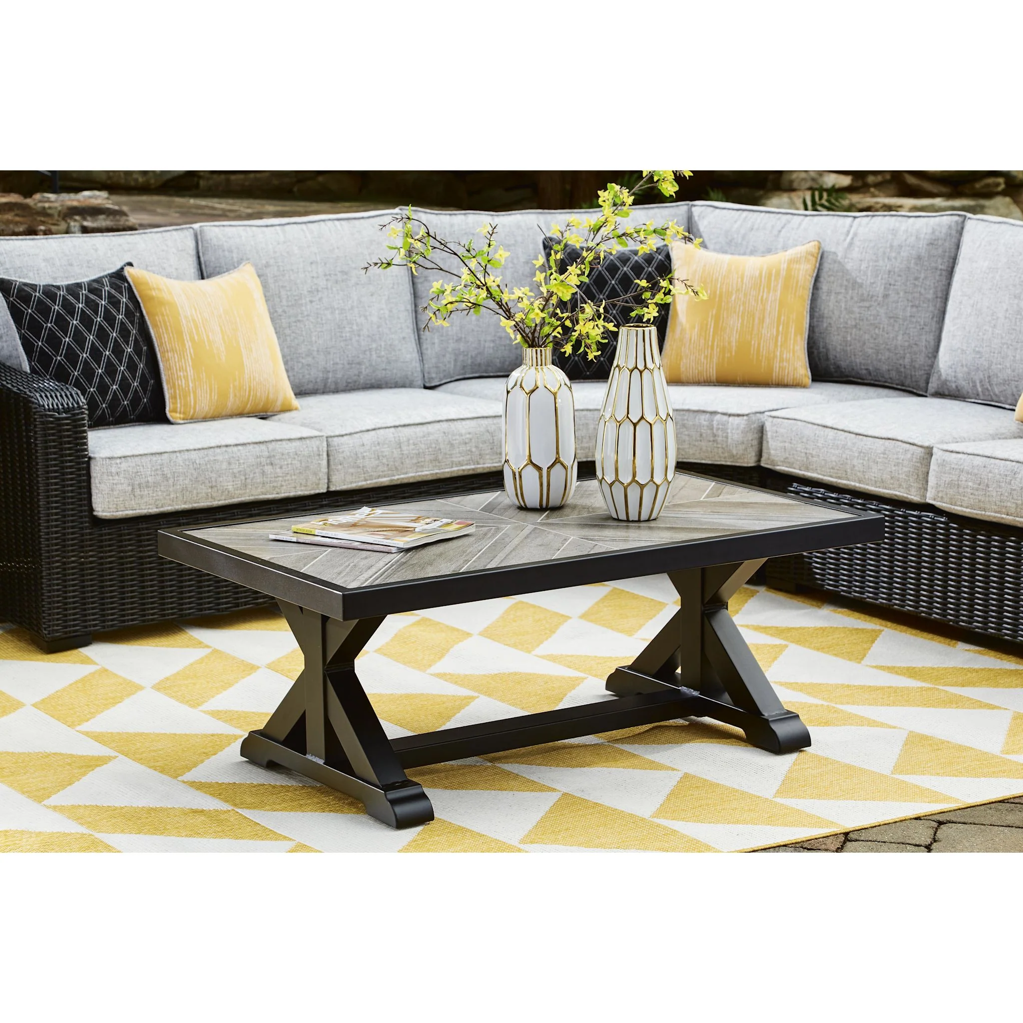 Beachcroft 3 Piece Outdoor Seating - Image 38
