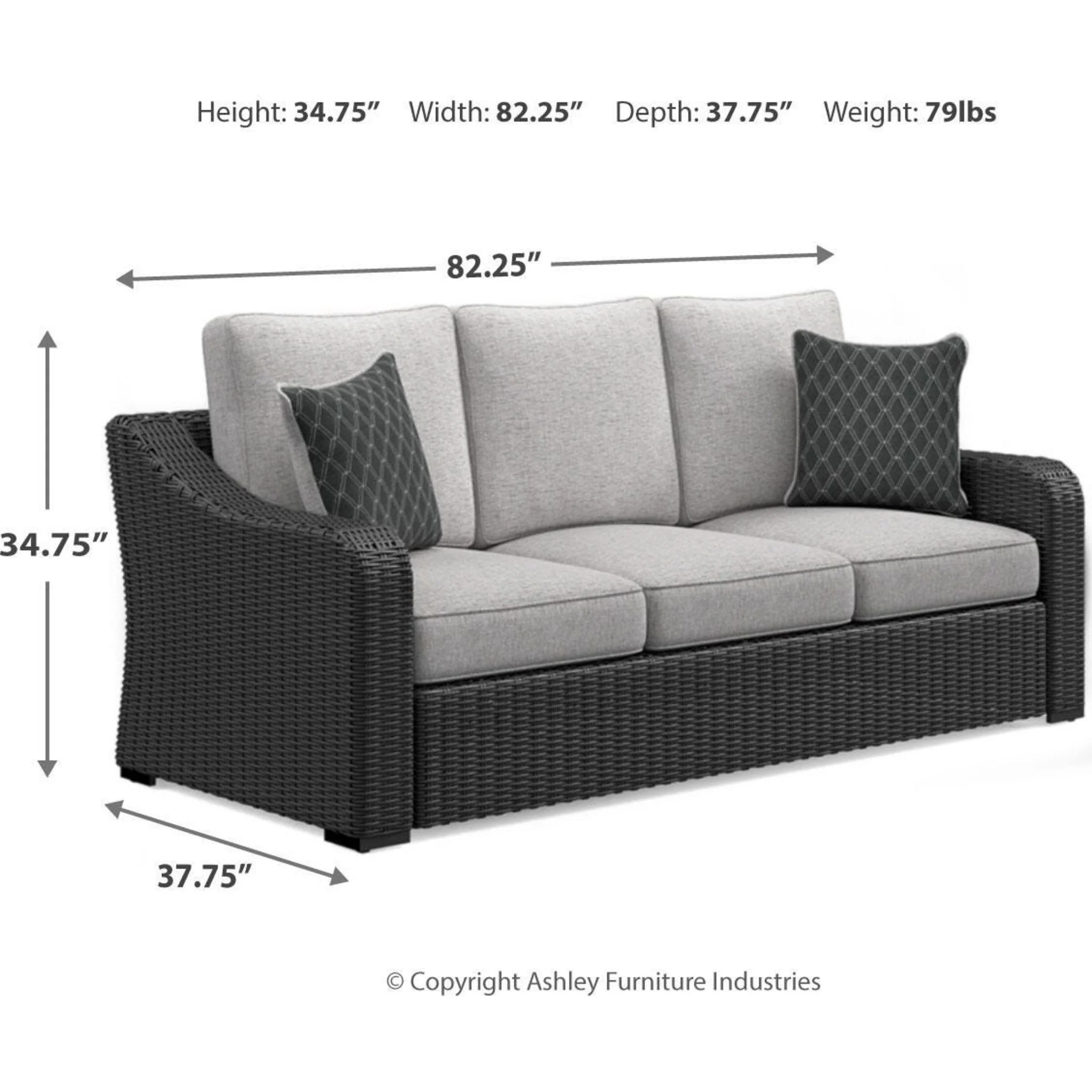 Beachcroft 3 Piece Outdoor Seating - Image 51