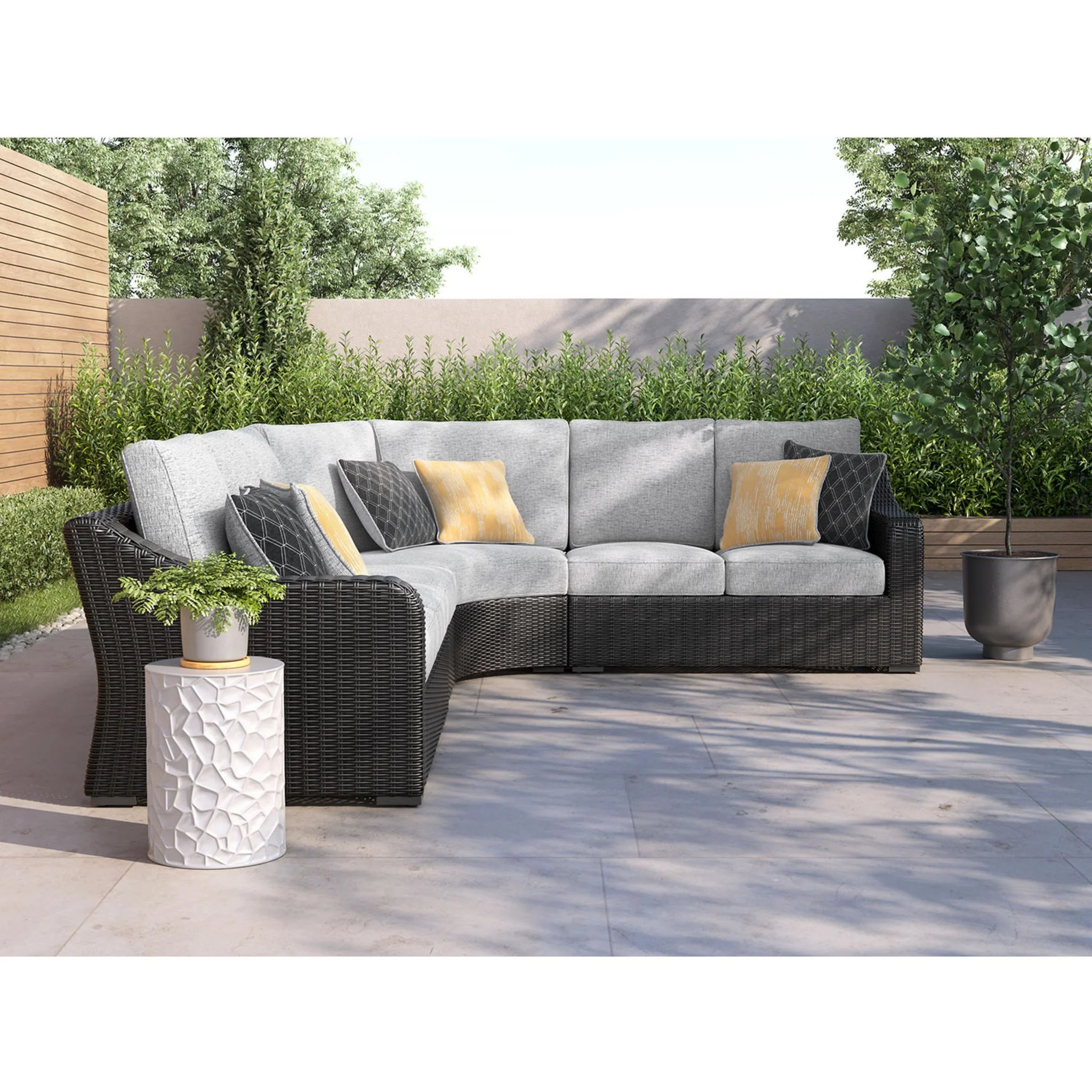 Beachcroft 4 Piece Outdoor Modular Sectional - Image 12