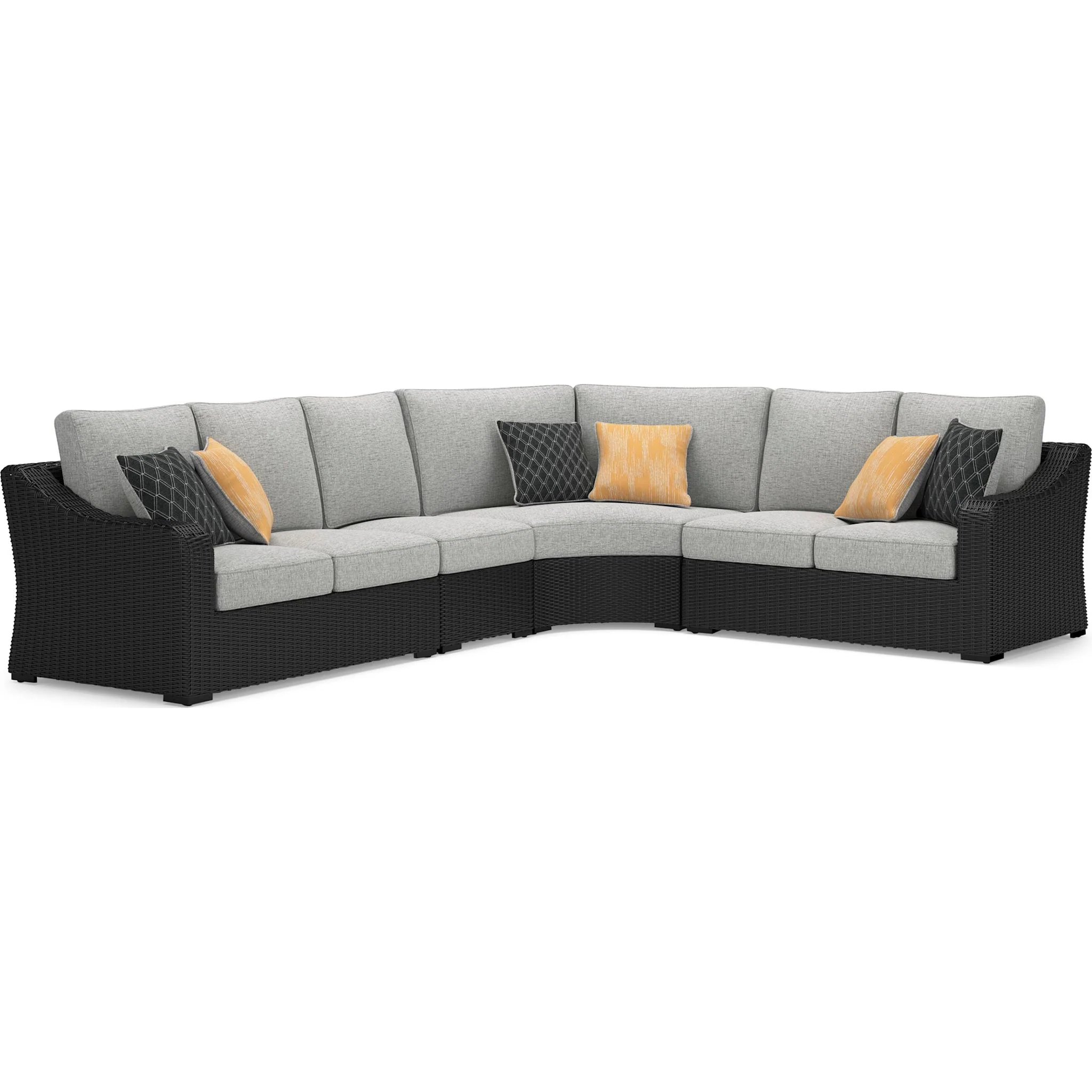 Beachcroft 4 Piece Outdoor Modular Sectional - Image 25