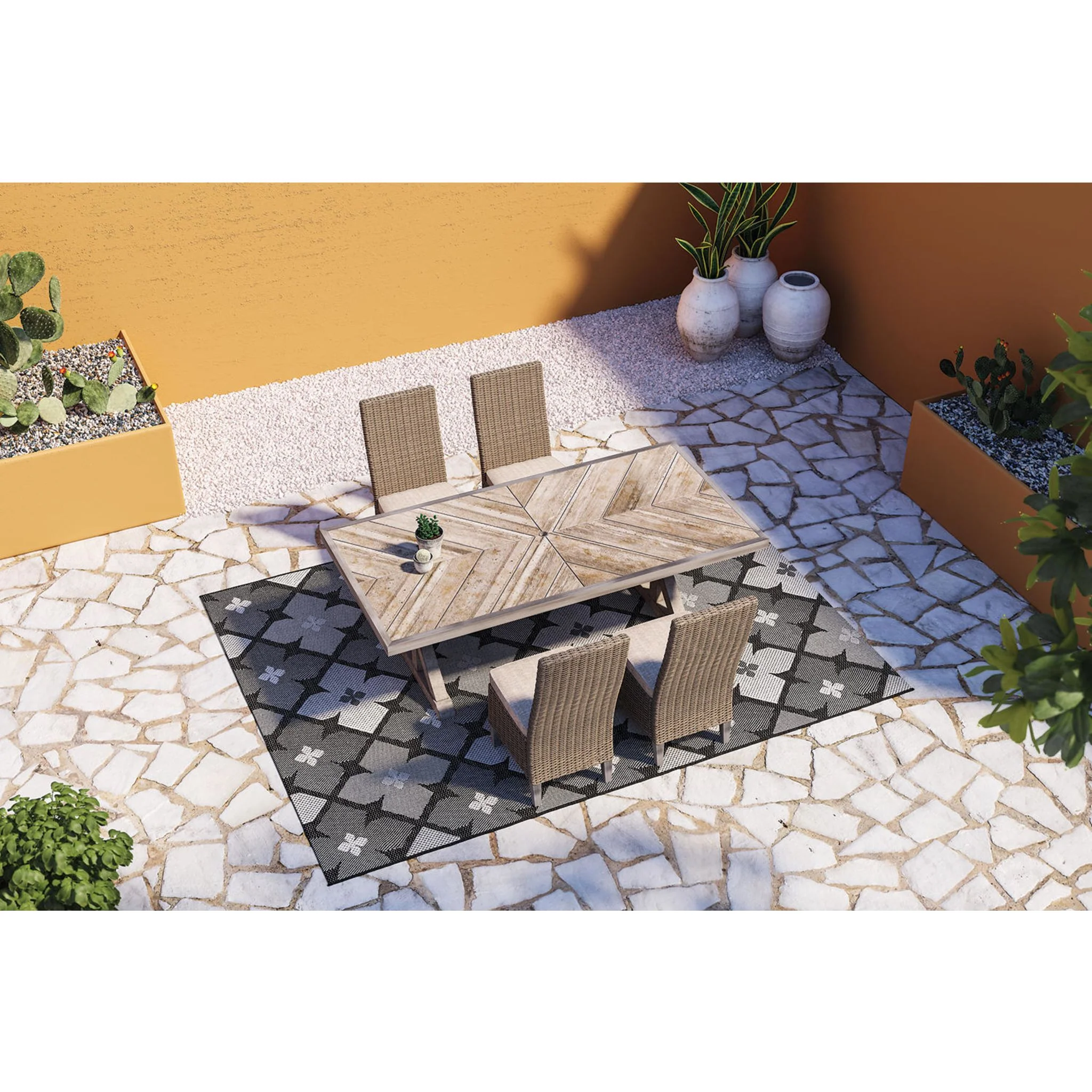 Beachcroft 5 Piece Outdoor Dining Set - Image 10