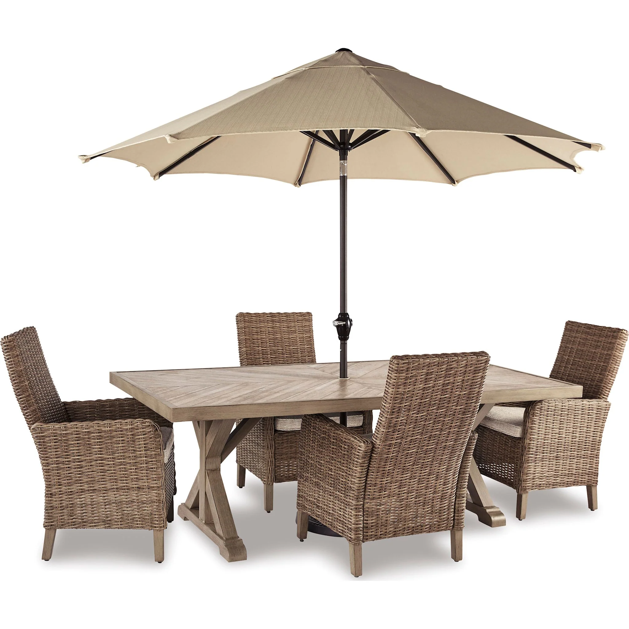 Beachcroft 5 Piece Outdoor Dining Set - Image 2