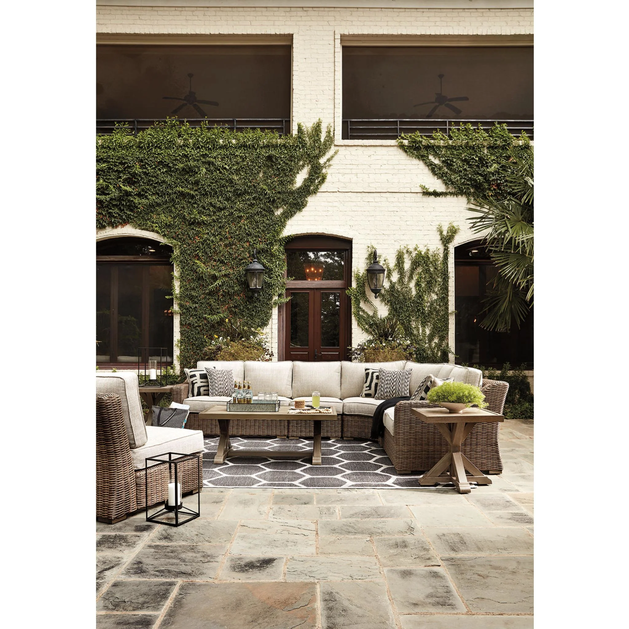 Beachcroft 5 Piece Outdoor Modular Sectional - Image 18