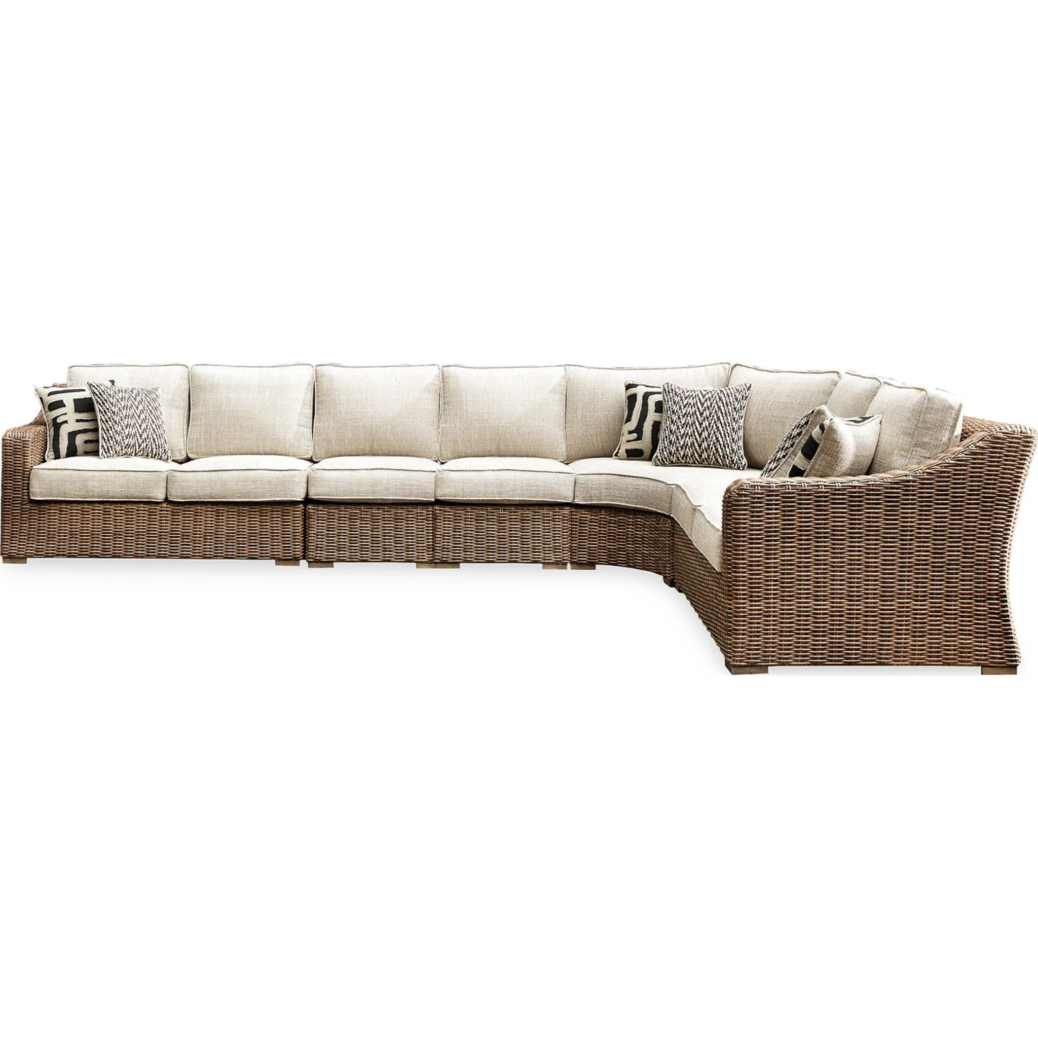Beachcroft 5 Piece Outdoor Modular Sectional - Image 19