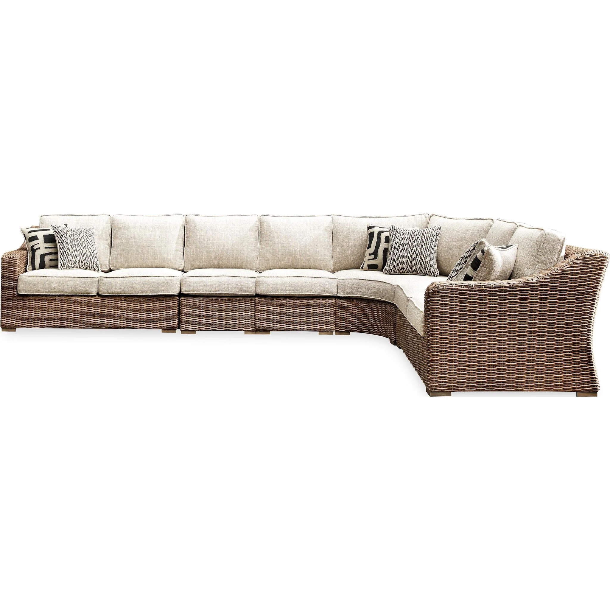 Beachcroft 5 Piece Outdoor Modular Sectional - Image 25