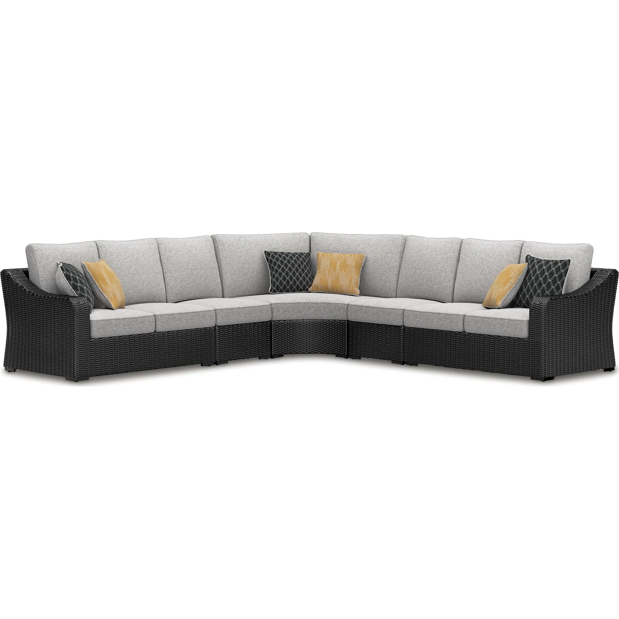 Beachcroft 5 Piece Outdoor Modular Sectional - Image 21