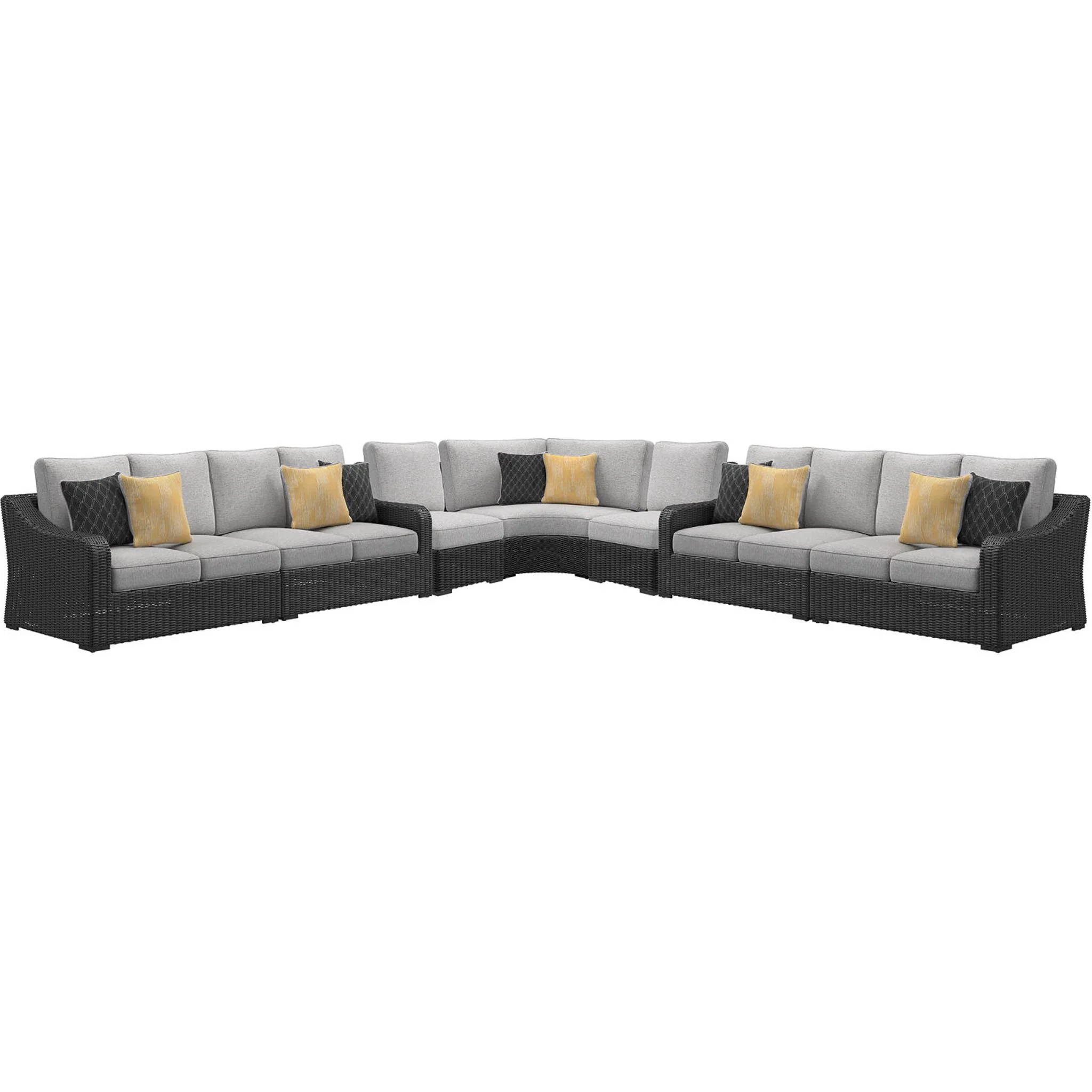 Beachcroft 5 Piece Outdoor Modular Sectional - Image 3