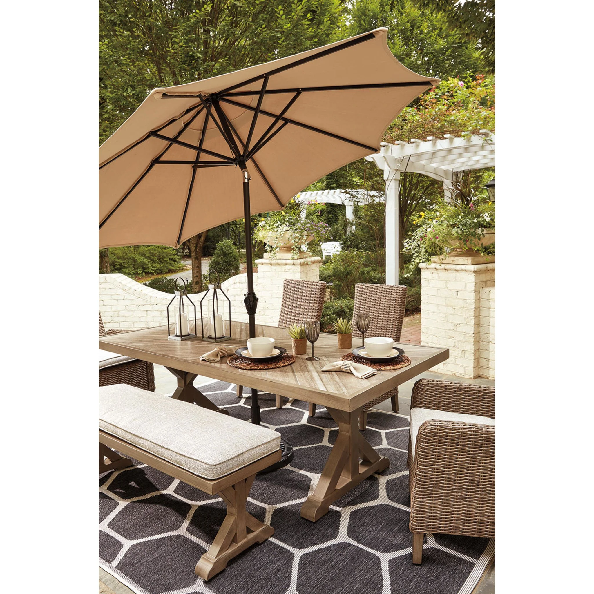 Beachcroft 6 Piece Outdoor Dining Set - Image 18