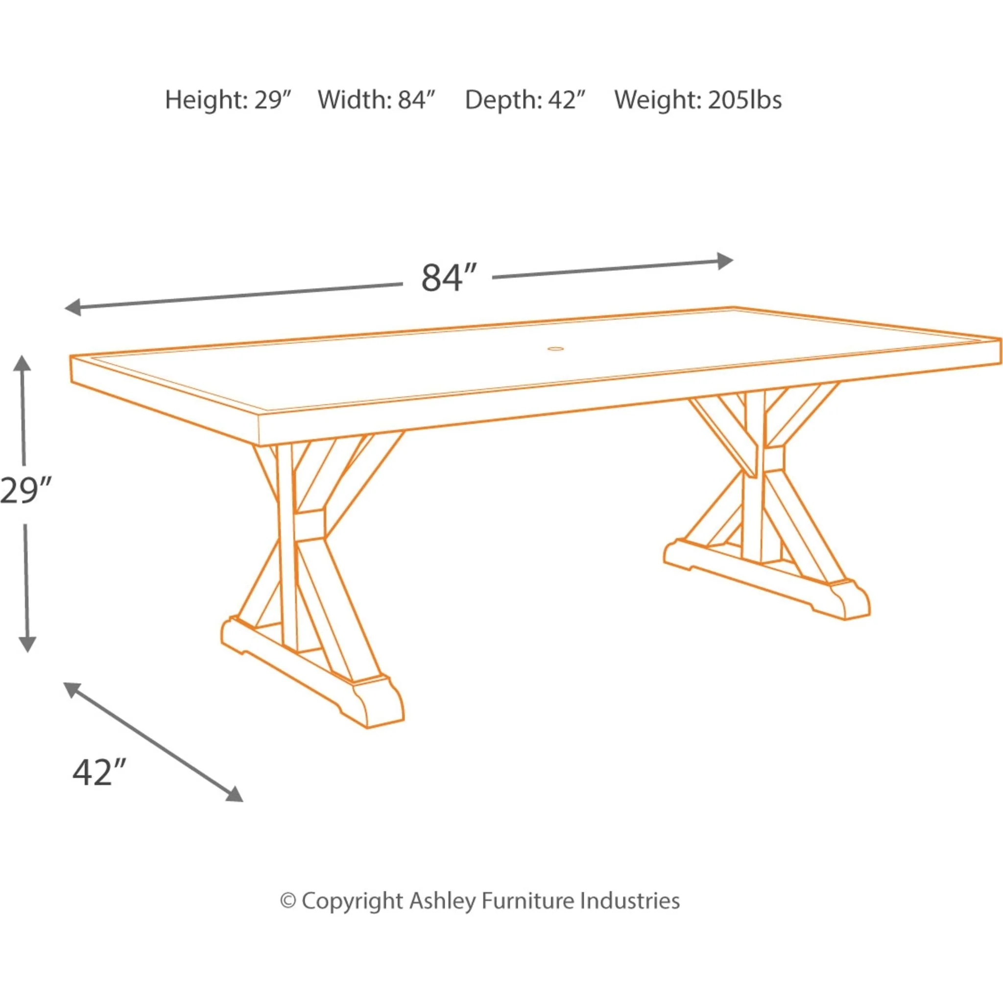 Beachcroft 6 Piece Outdoor Dining Set - Image 8