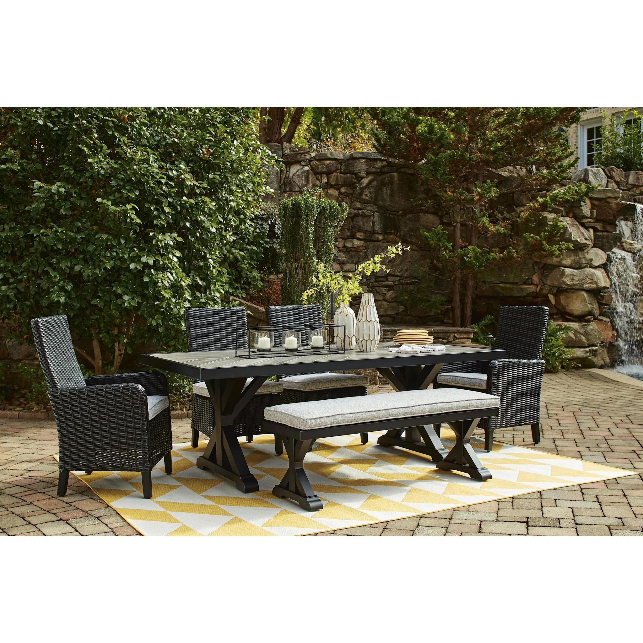 Beachcroft 6 Piece Outdoor Dining Set - Image 13