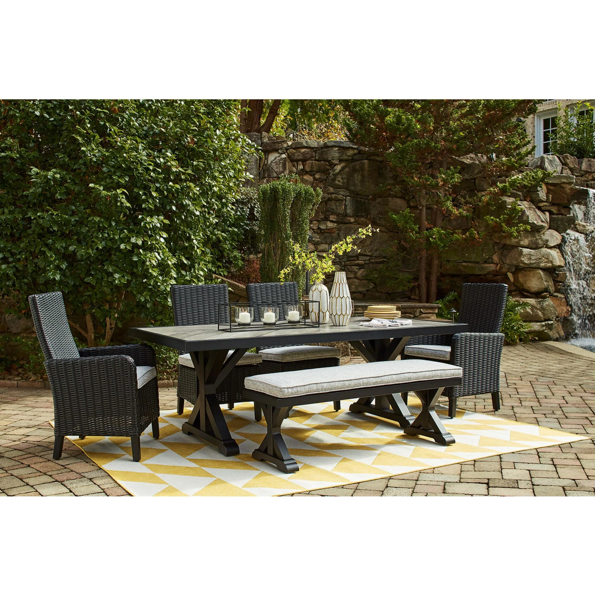 Beachcroft 6 Piece Outdoor Dining Set - Image 2