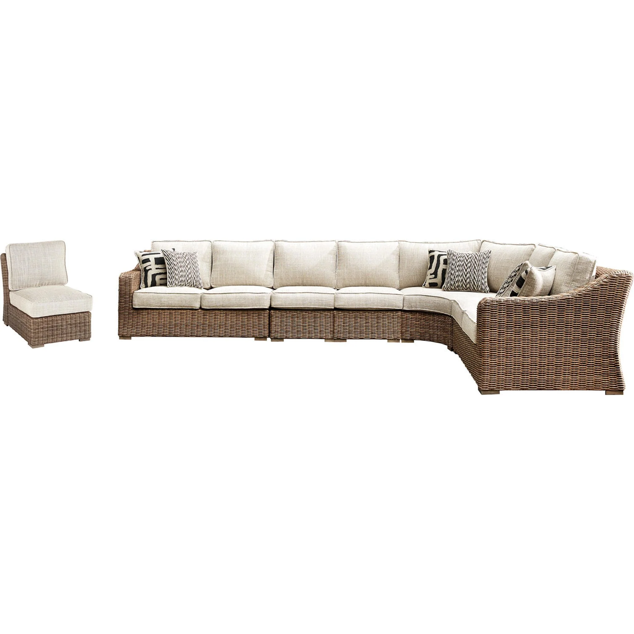Beachcroft 6 Piece Outdoor Modular Sectional - Image 12