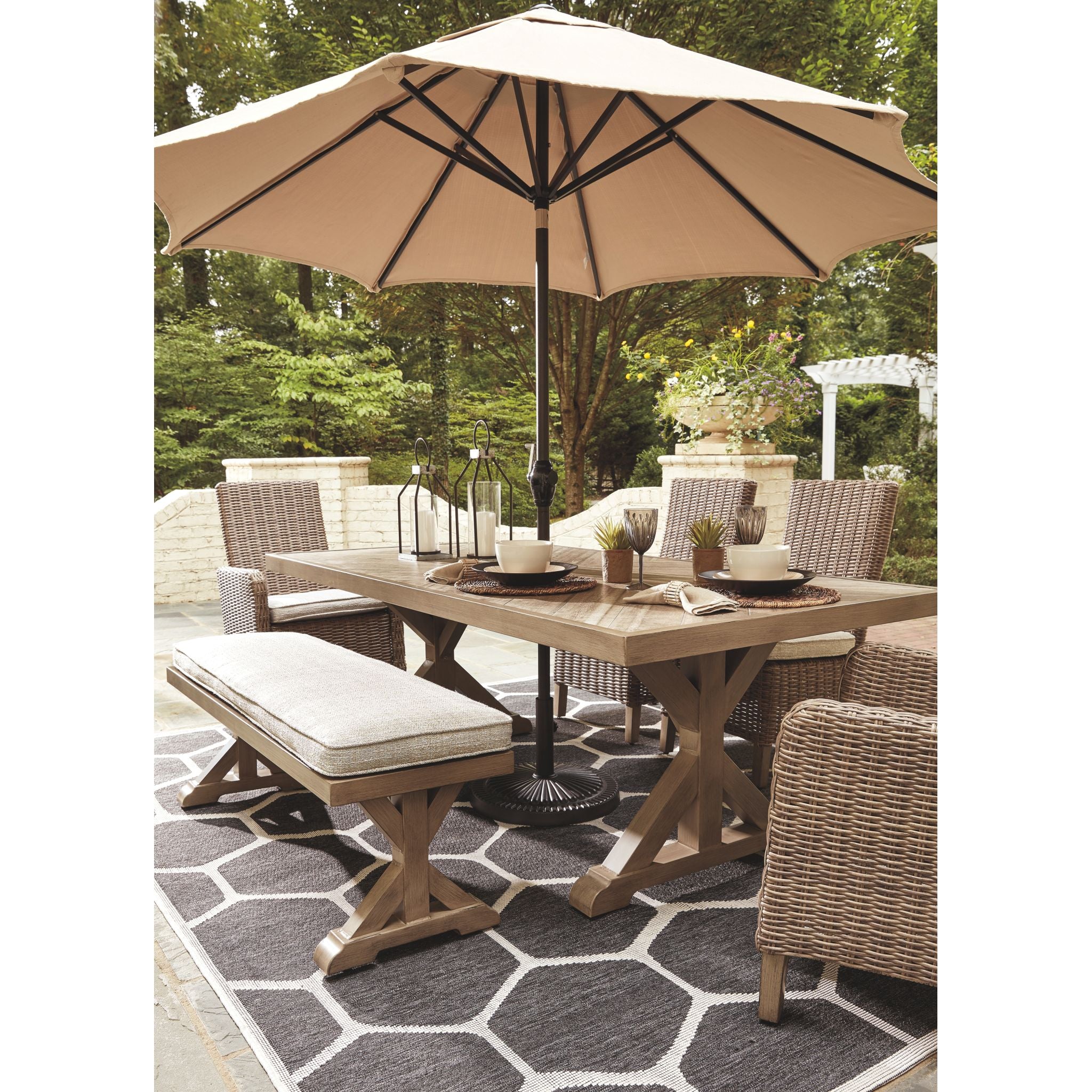 Beachcroft 7 Piece Outdoor Dining Set - Image 5