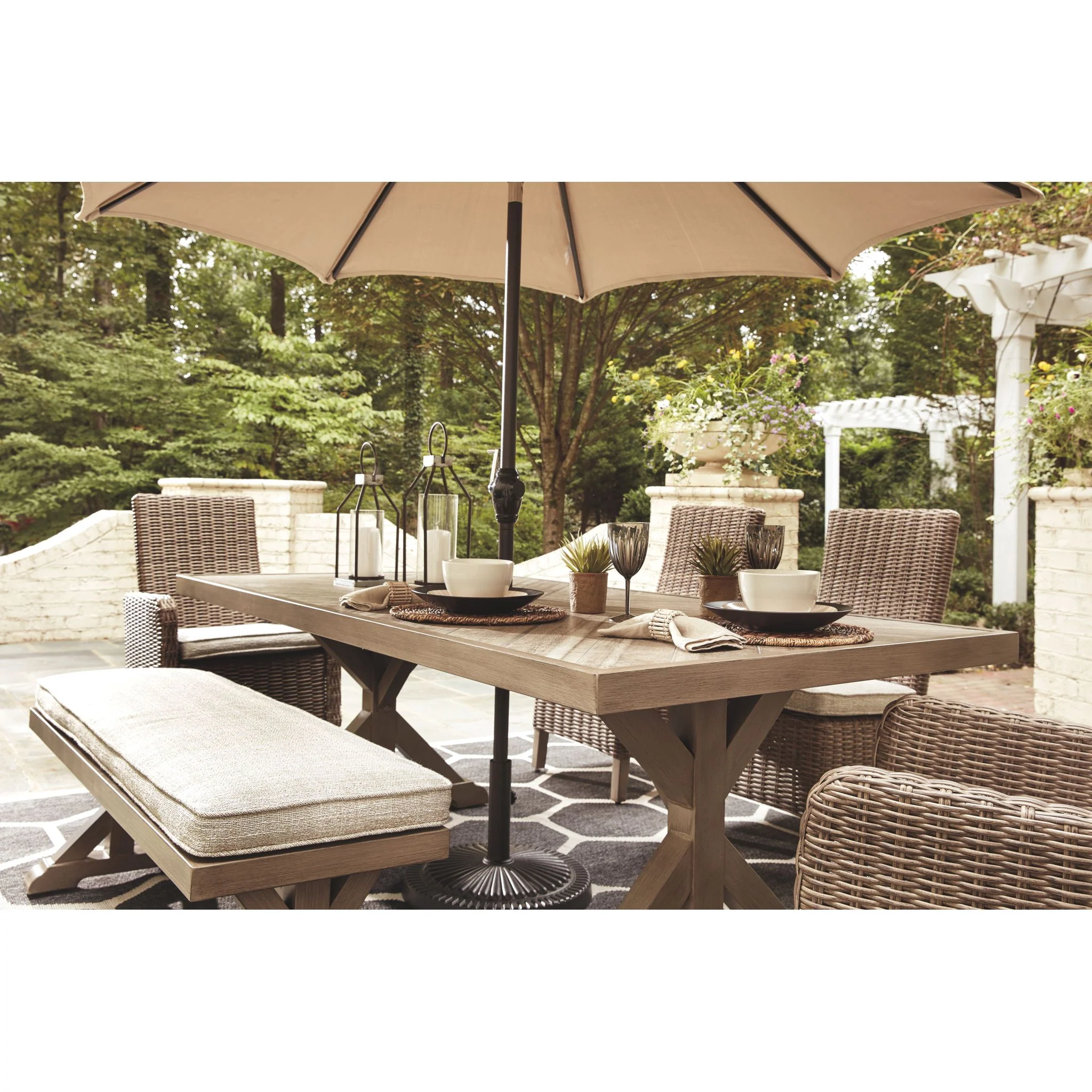 Beachcroft 7 Piece Outdoor Dining Set - Image 6