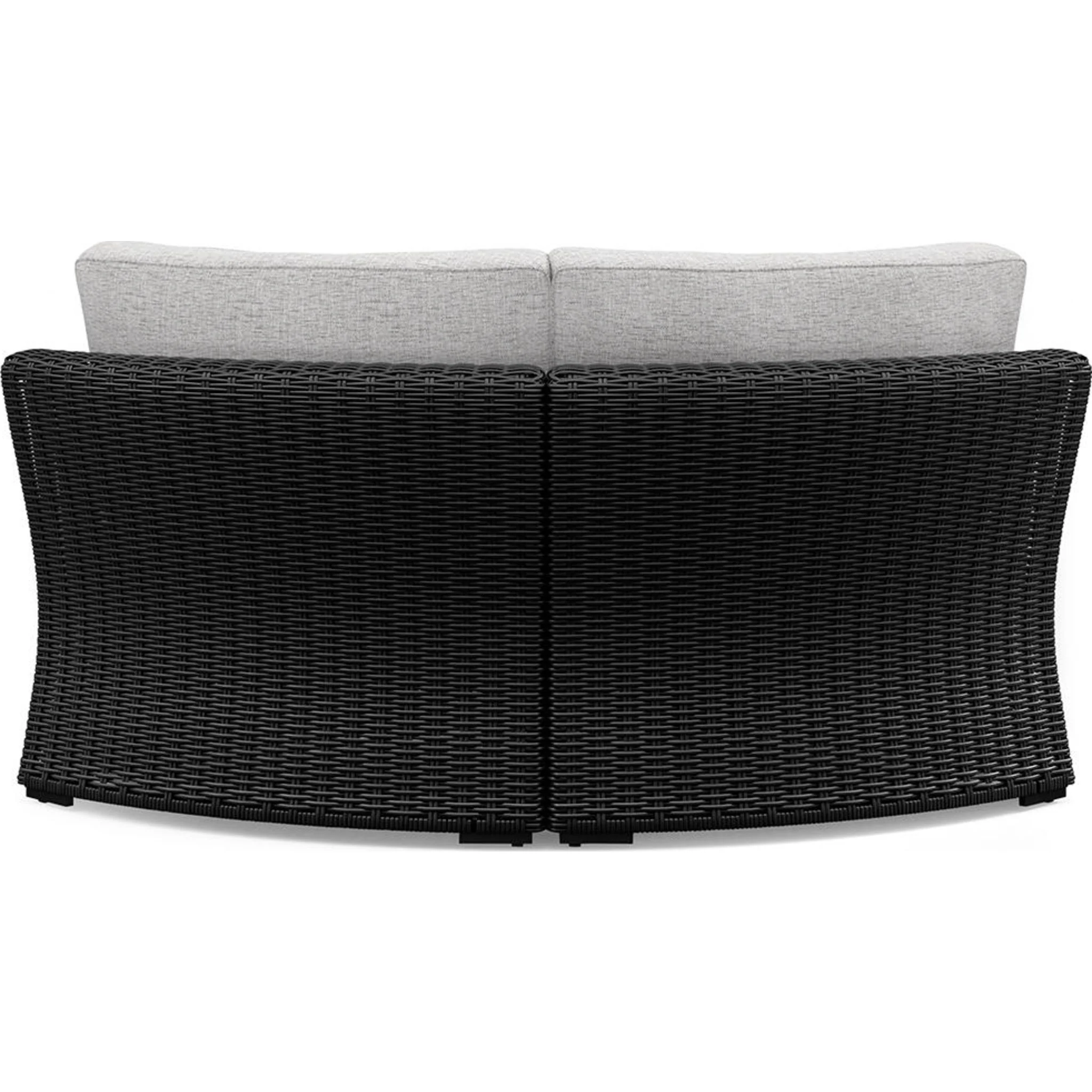 Beachcroft Outdoor Modular Curved Corner Chair with Cushion - Image 4