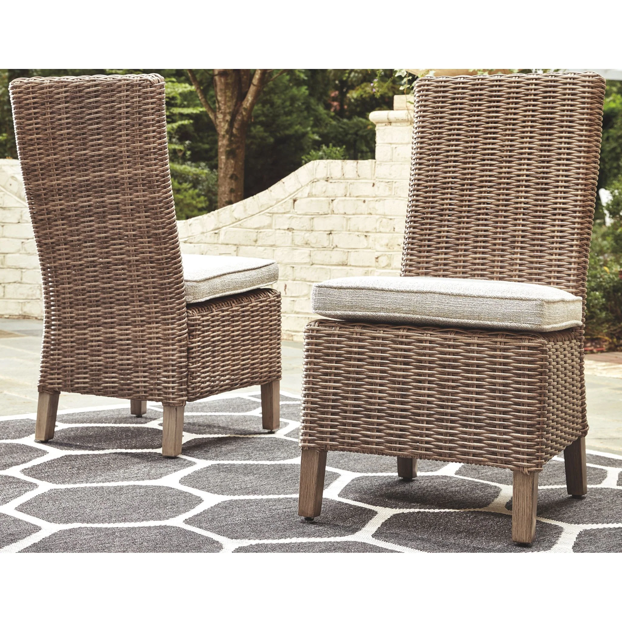 Beachcroft Outdoor Chair with Cushion (set of 2) - Image 2
