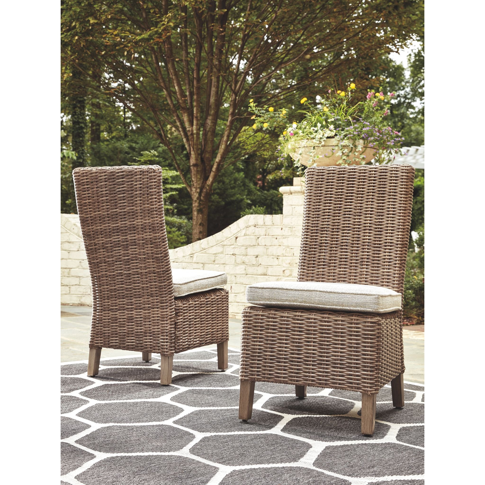 Beachcroft Outdoor Chair with Cushion (set of 2) - Image 5