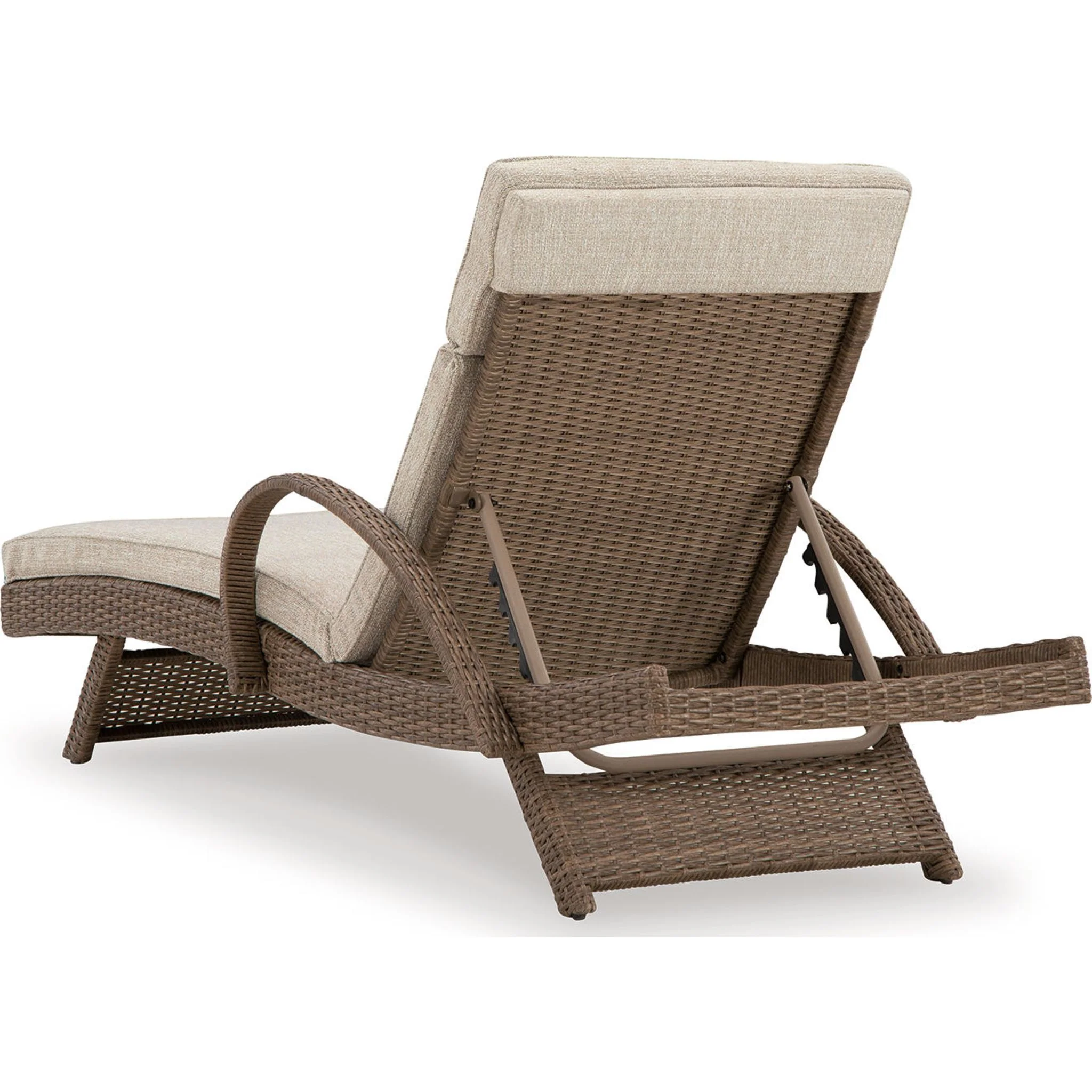 Beachcroft Outdoor Chaise Lounge with Cushion - Image 4