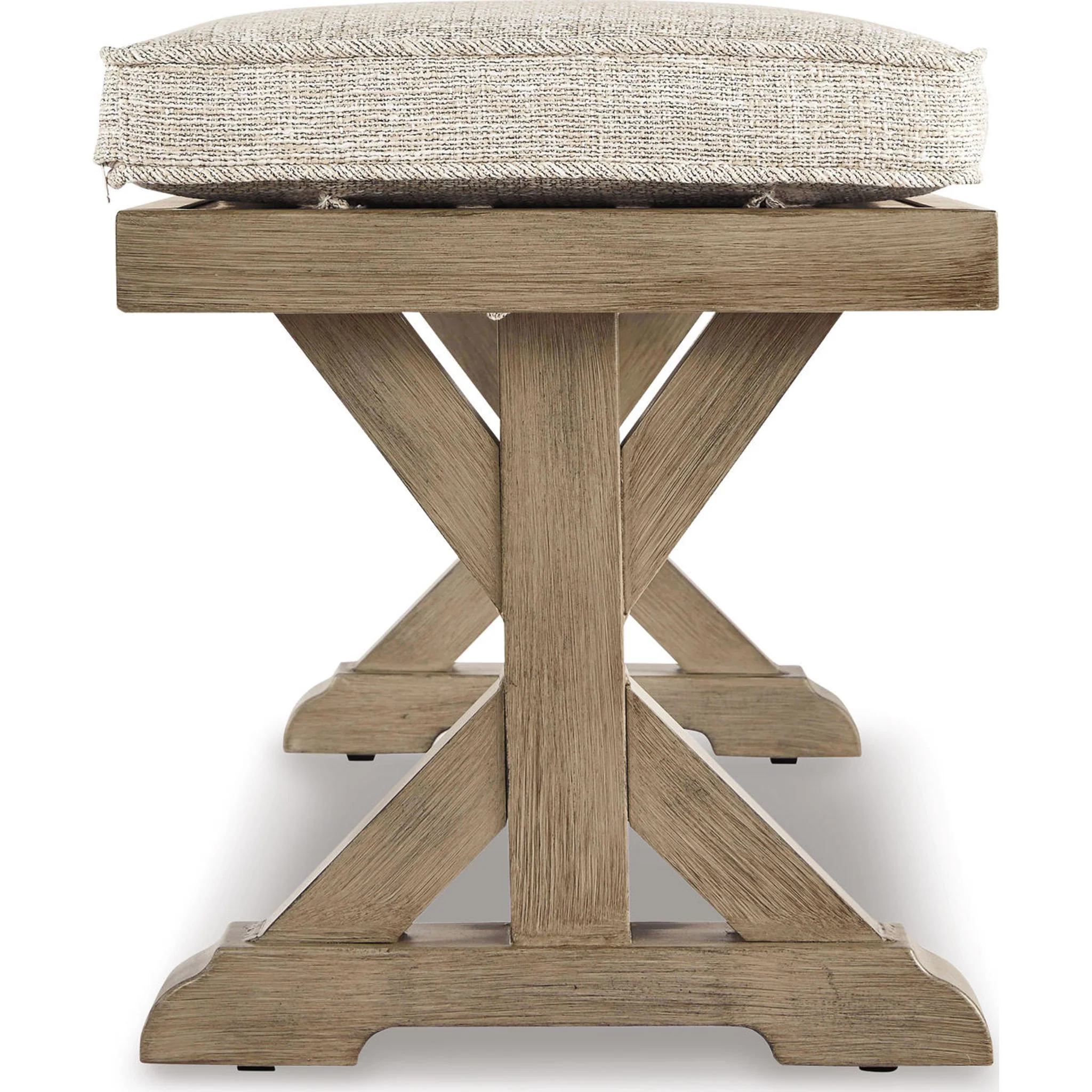Beachcroft Outdoor Dining Bench with Cushion - Image 14