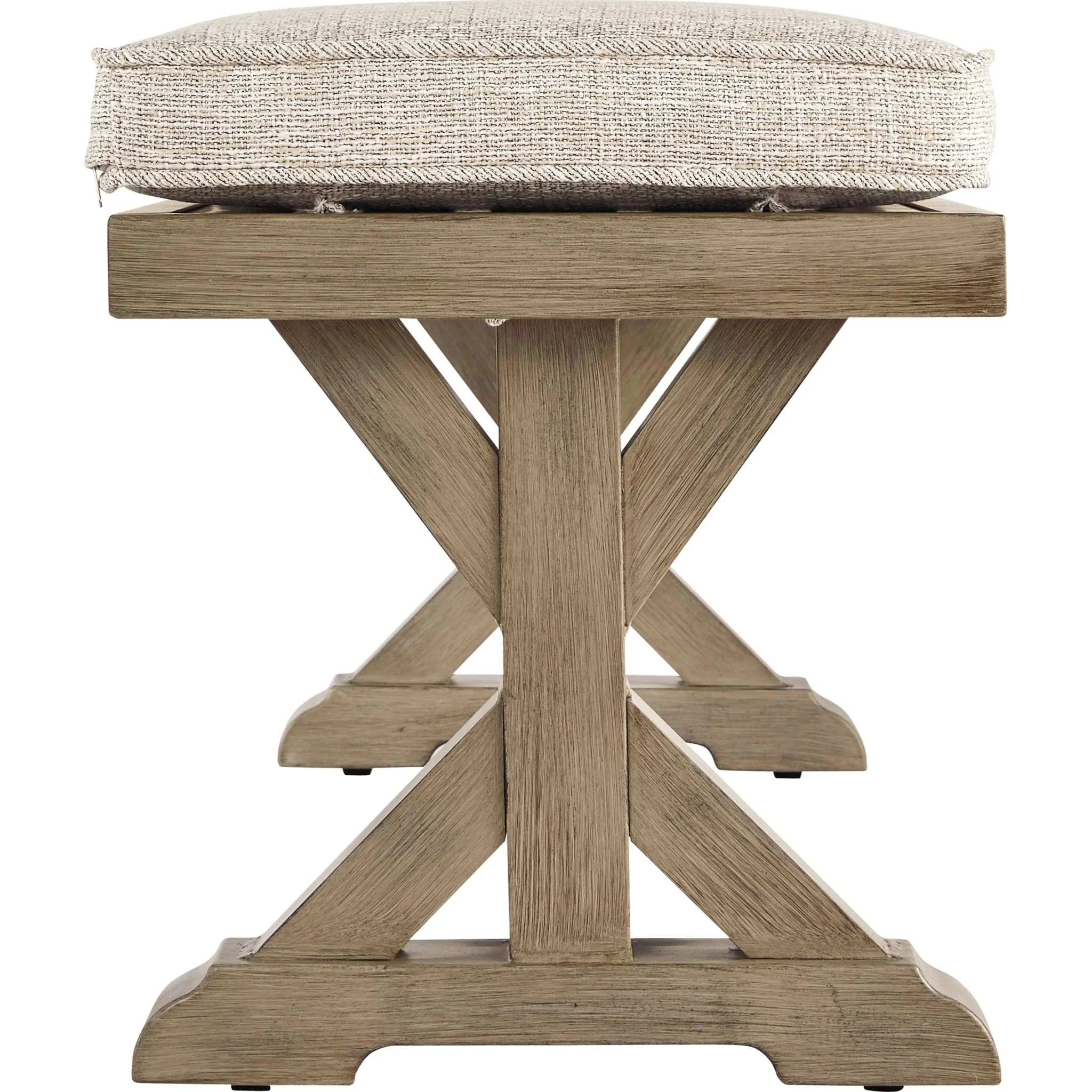 Beachcroft Outdoor Dining Bench with Cushion - Image 4