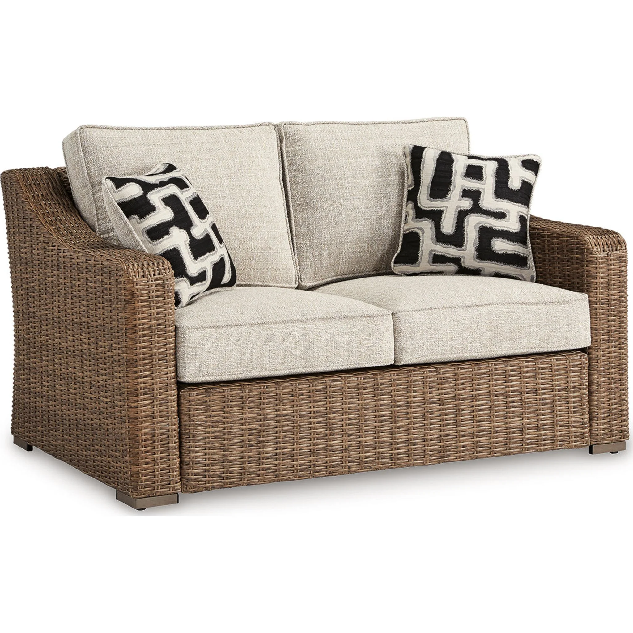 Beachcroft Outdoor Loveseat with Cushion - Image 11