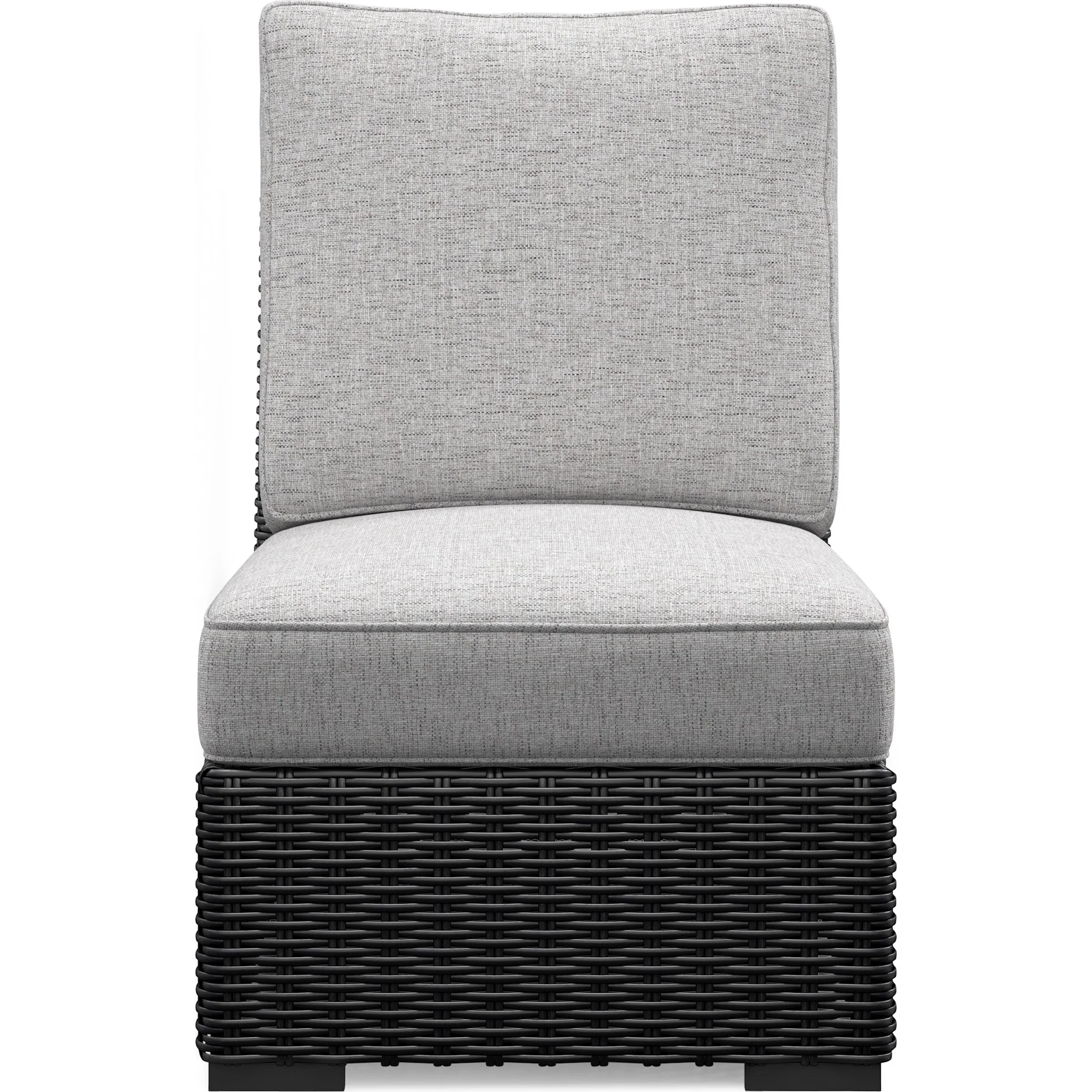 Beachcroft Outdoor Modular Armless Chair with Cushion - Image 4
